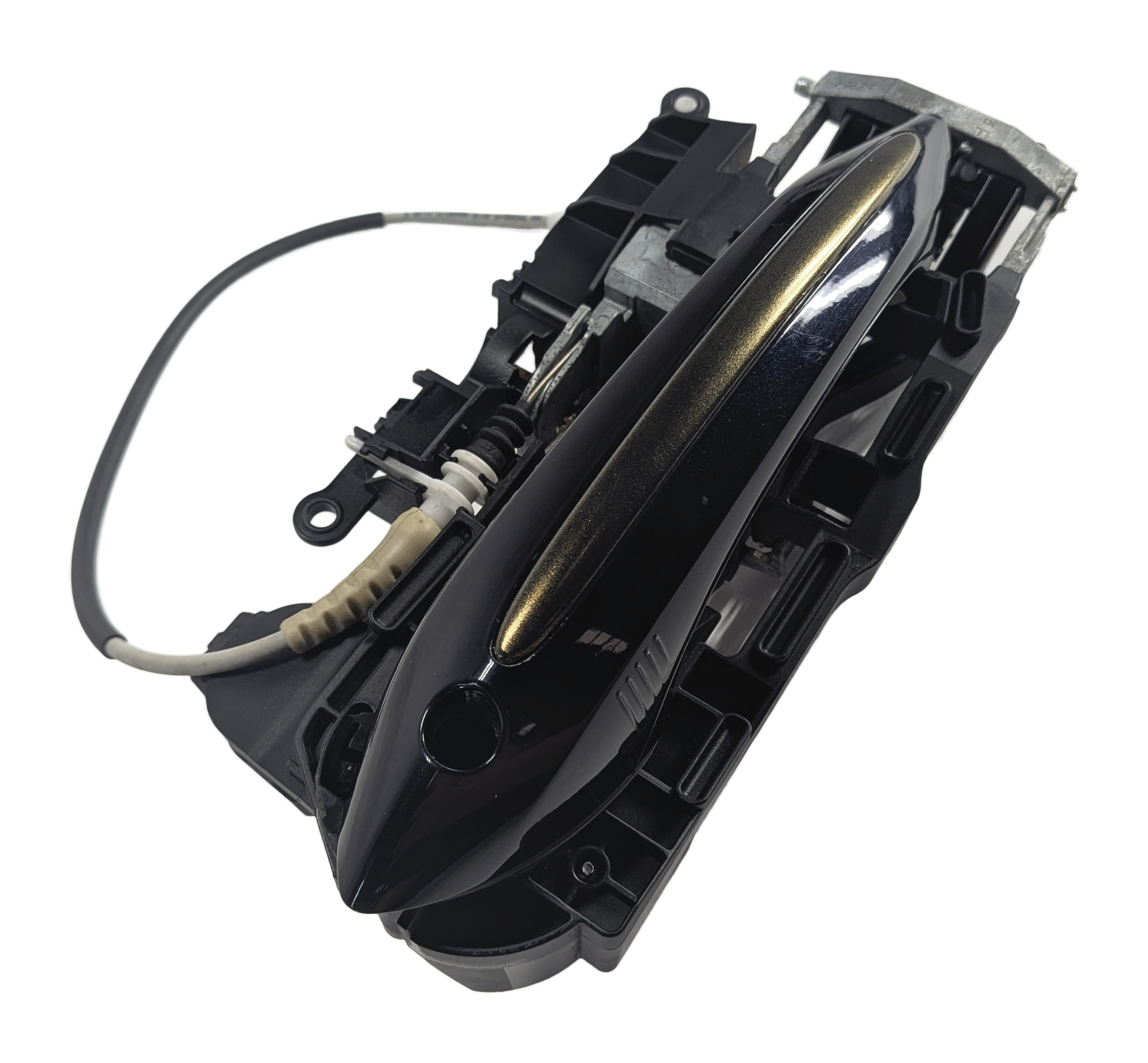11-16 BMW 528i 535i 550i M5 (F10) LEFT FRONT DRIVER COMFORT DOOR HANDLE(Black) — exact item pictured