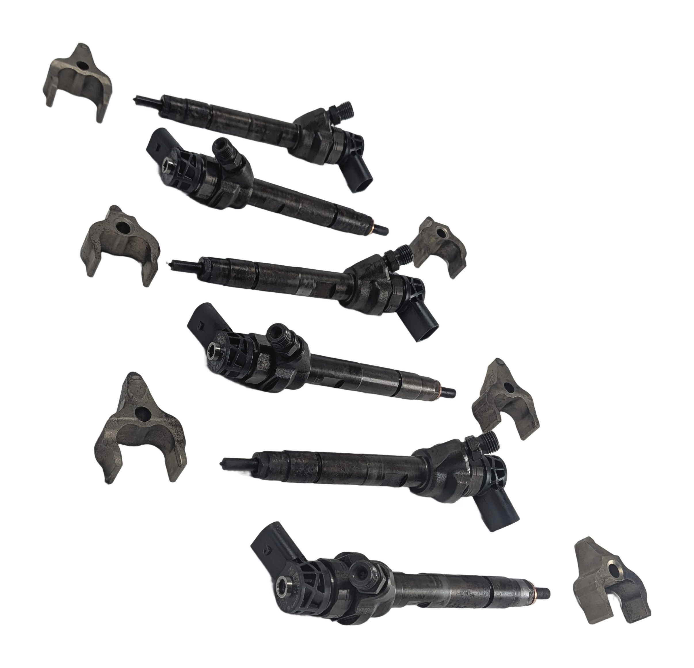 2014-2018 BMW 328i 535i 740i X5 - 2.0L / 3.0L DIESEL ENGINE FUEL INJECTOR SET 6 — exact item pictured