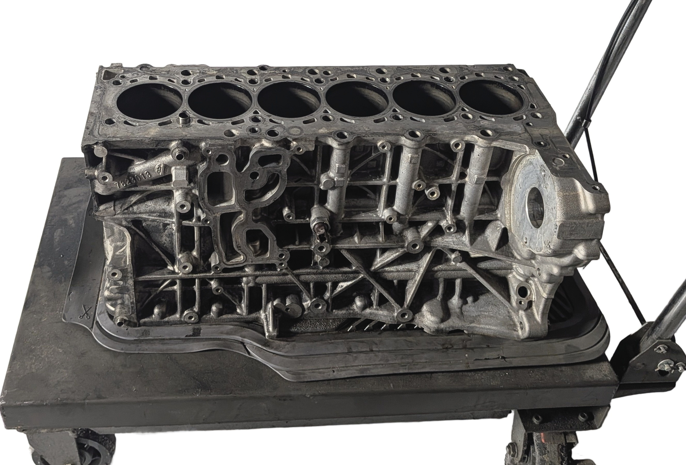 14-18 BMW 535i 740i X5 N57T 3.0L TURBO DIESEL ENGINE CYLINDER BLOCK — exact item pictured