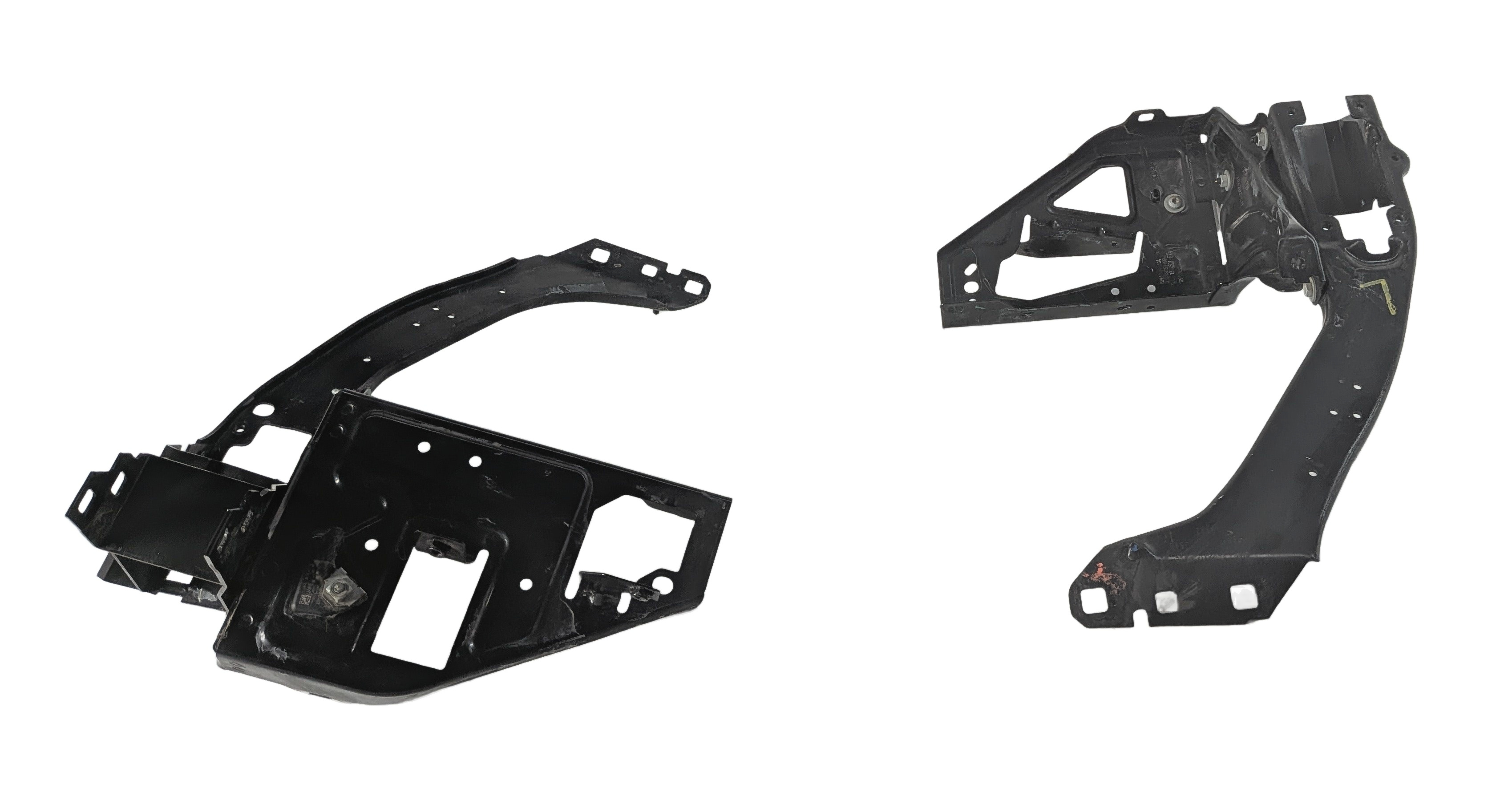 2016 BMW X1 (F48) FRONT LEFT & RIGHT HEADLIGHT HEADLAMP MOUNTING BRACKET SET/2 — exact item pictured