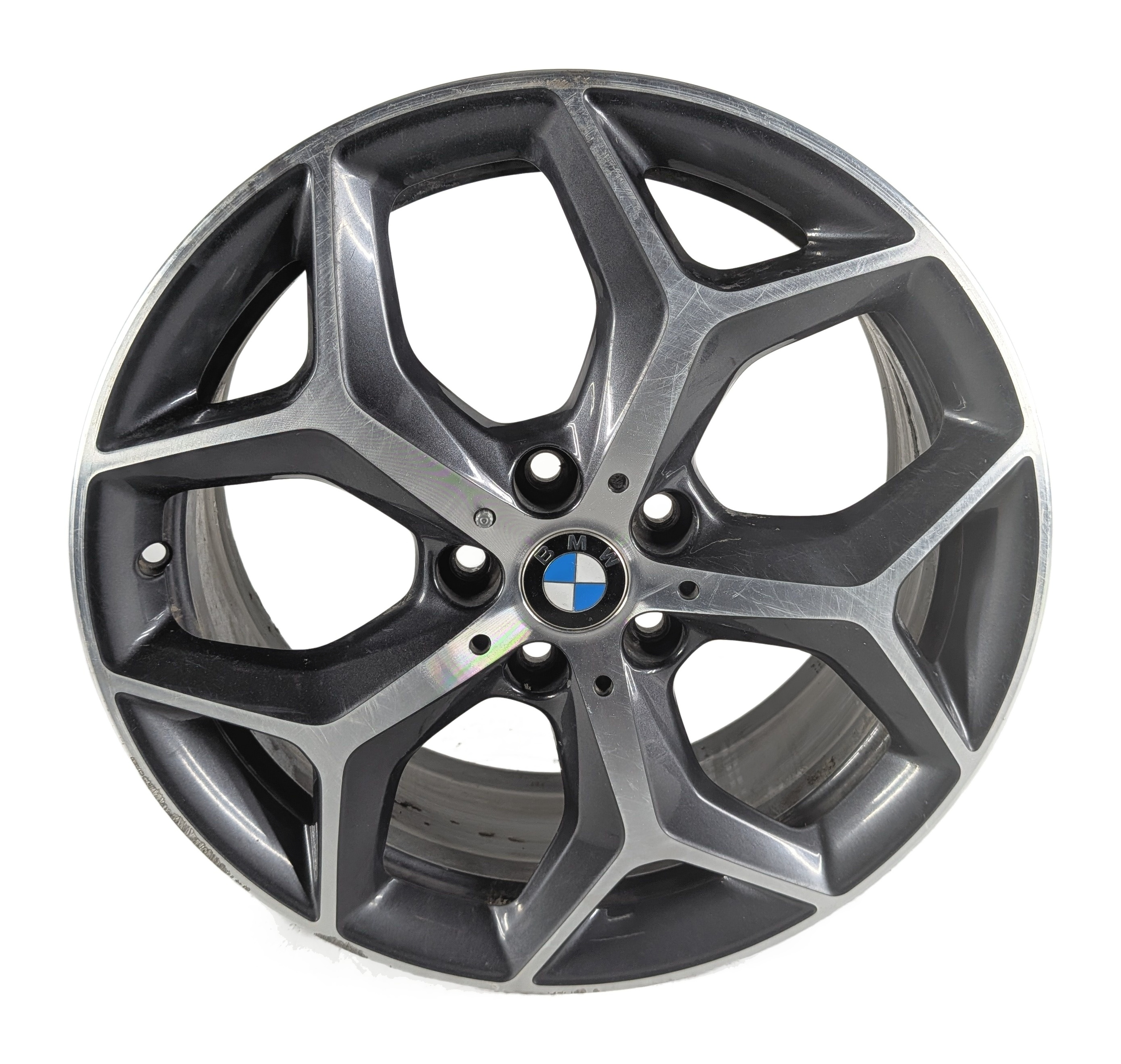2016-2020 BMW X1 X2 (F39 F48) 18x7.5 ALUMINUM ALLOY Y-SPOKE WHEEL RIM — exact item pictured