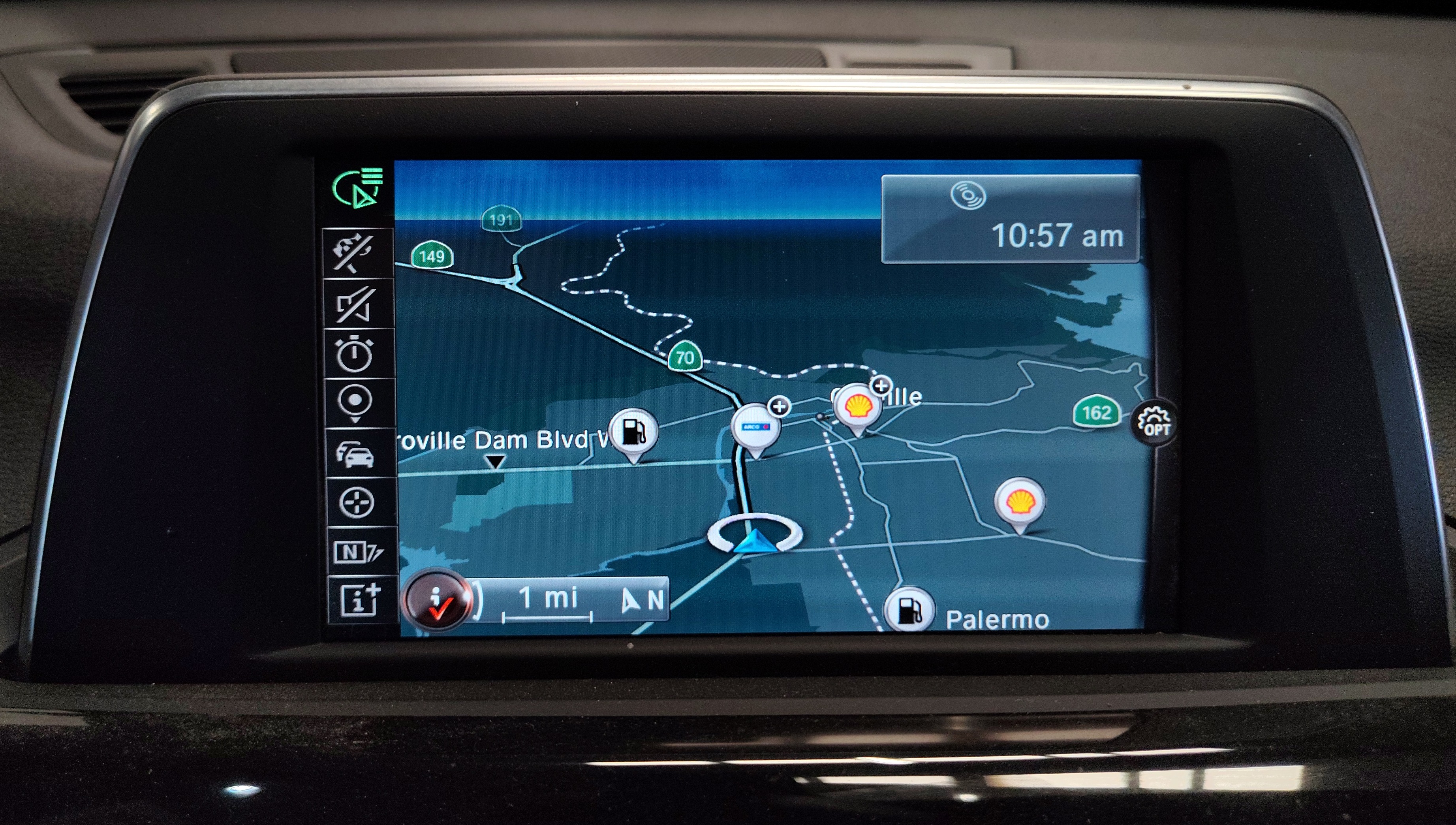 2016-2017 BMW X1 (F48) RADIO STEREO MEDIA GPS NAVIGATION DISPLAY SCREEN (6.5") — exact item pictured