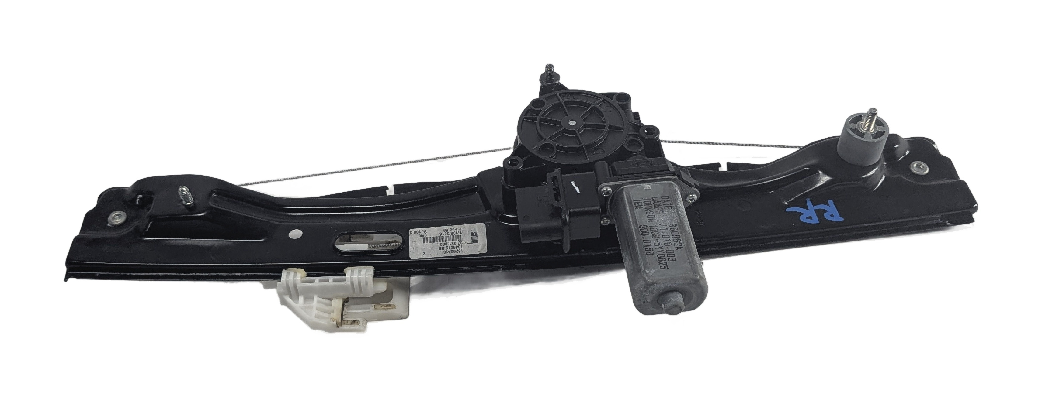 2016-2021 BMW X1 (F48) REAR RIGHT DOOR WINDOW REGULATOR w/ MOTOR — exact item pictured