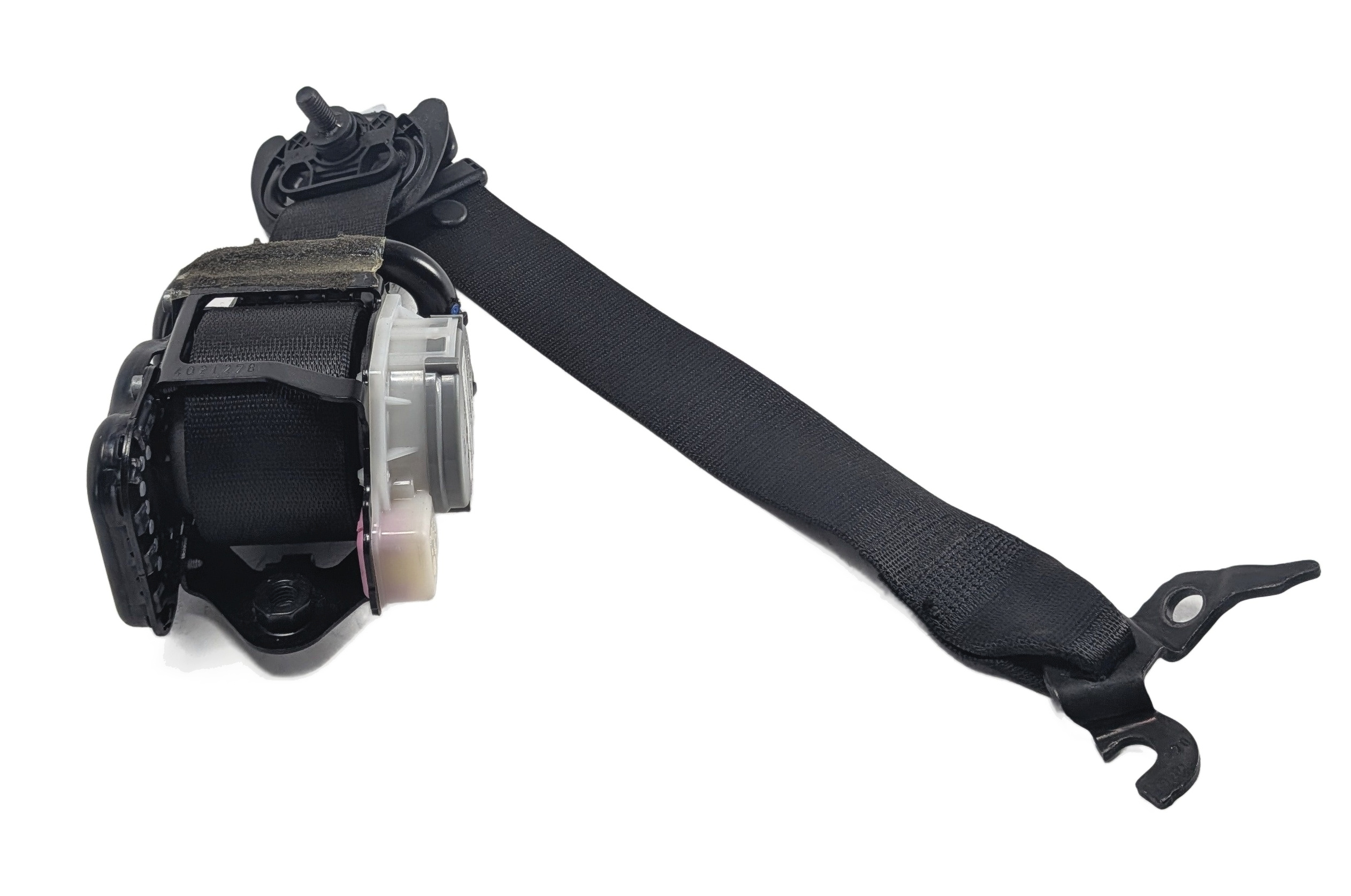11-18 BMW X3 X4 (F25 F26) FRONT LEFT DRIVER SEATBELT BUCKLE RETRACTOR (Black) — exact item pictured