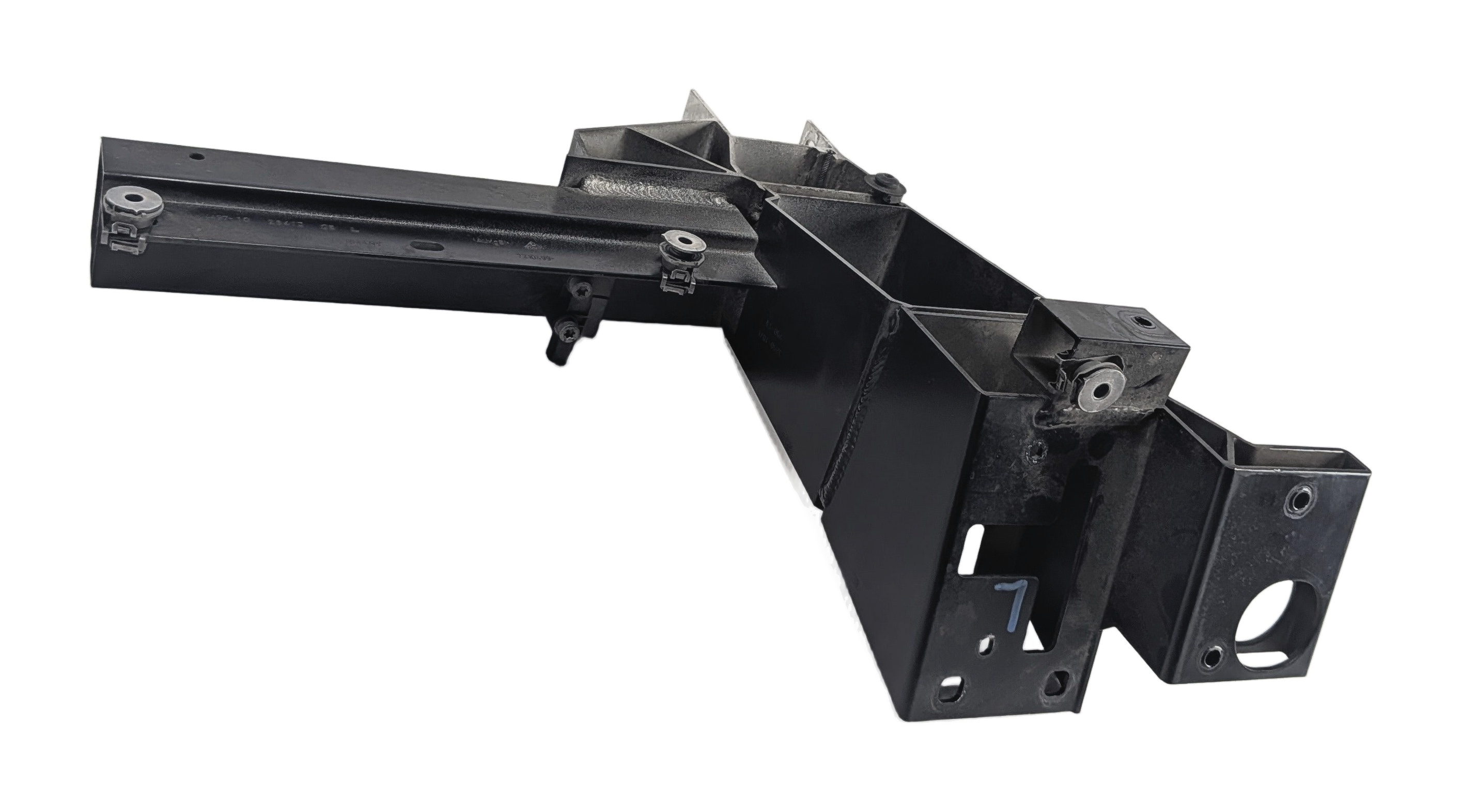 2014 BMW X3 (F25) FRONT LEFT DRIVER RADIATOR SUPPORT HEADLIGHT MOUNTING BRACKET — exact item pictured
