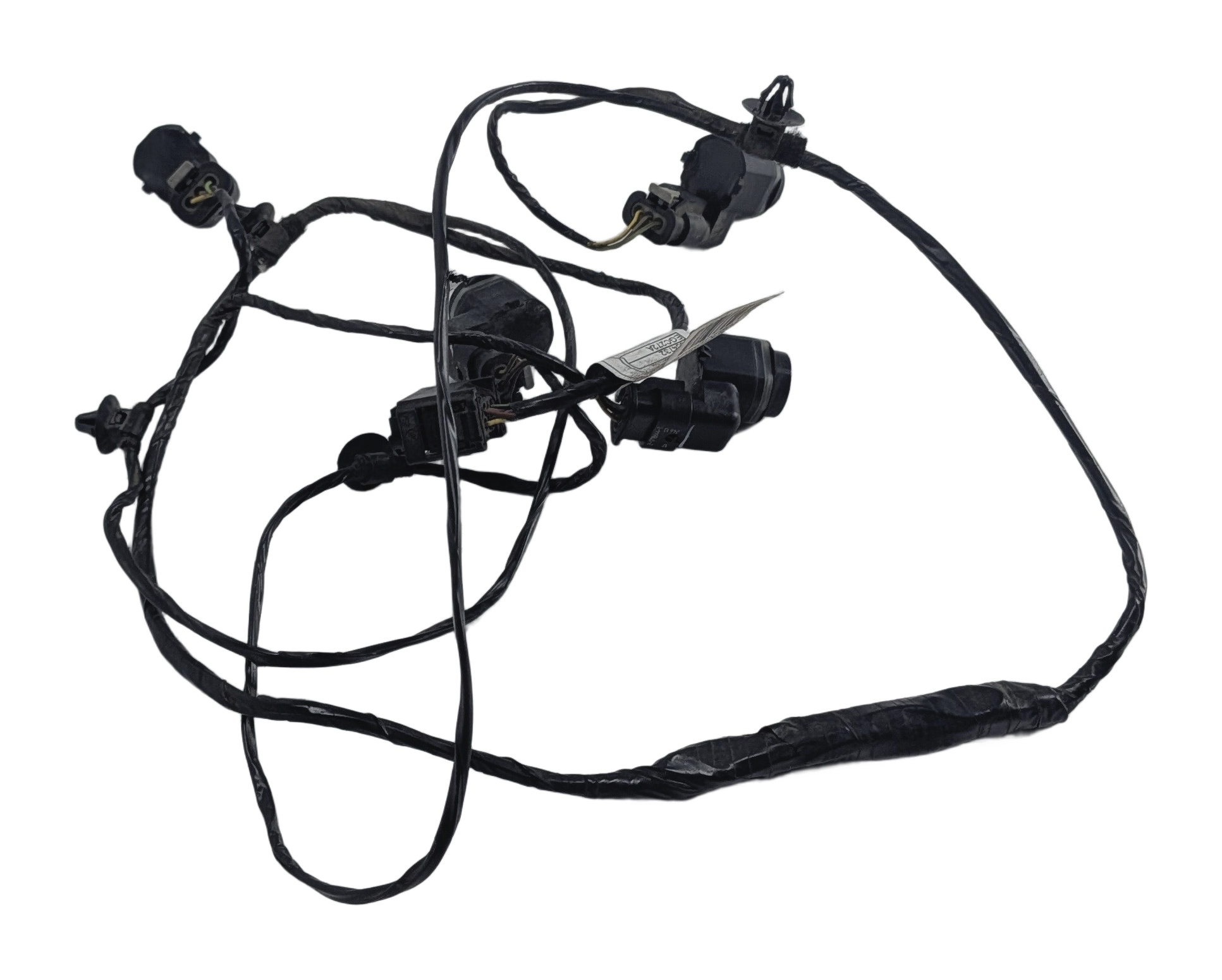2014 BMW X3 (F25) REAR PARK ASSIST PDC DISTANCE SENSOR SET/4 w/HARNESS (Grey) — exact item pictured
