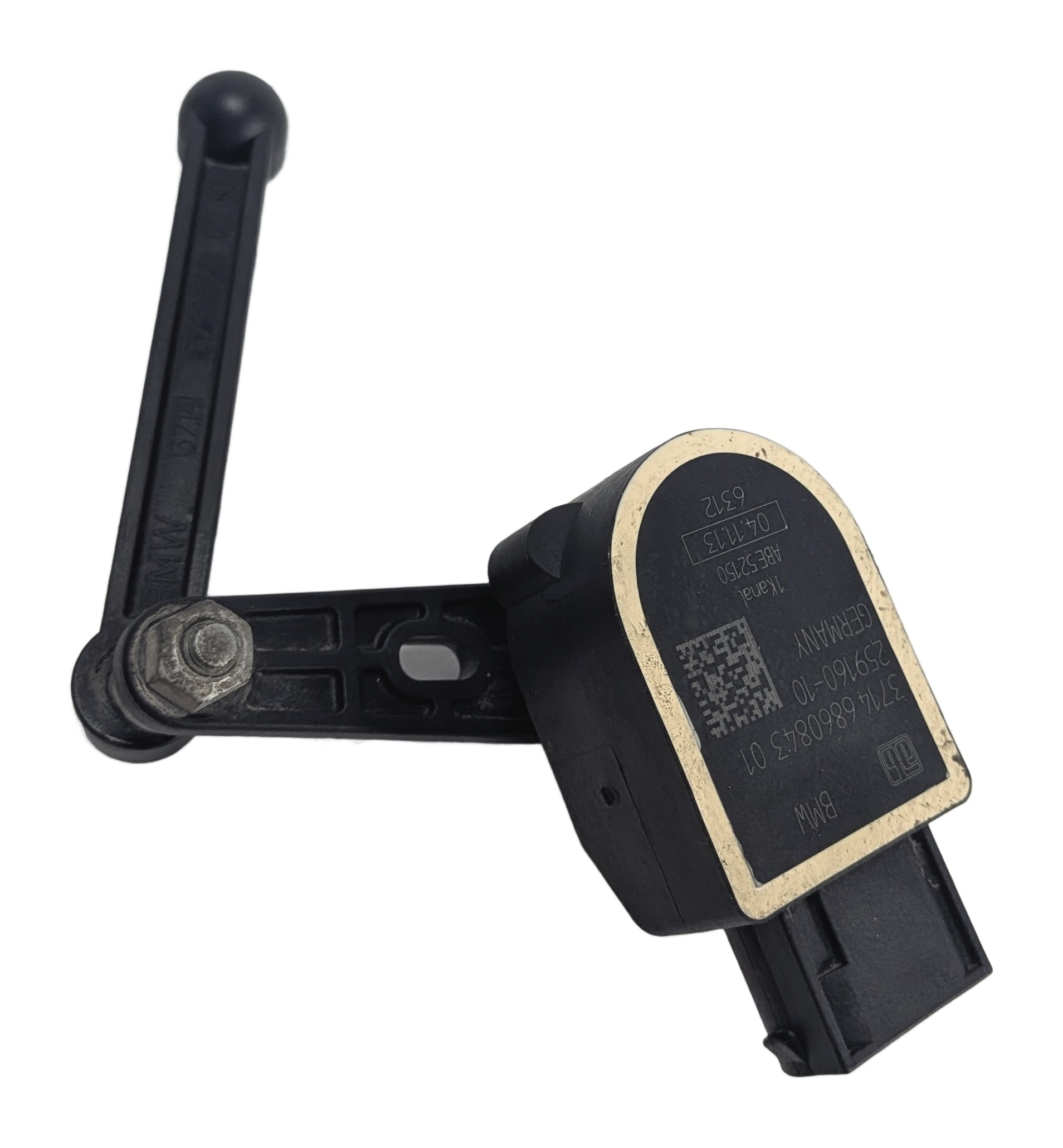 2014 BMW X3 (F25) REAR LEFT SUSPENSION RIDE HEIGHT LEVEL SENSOR — exact item pictured