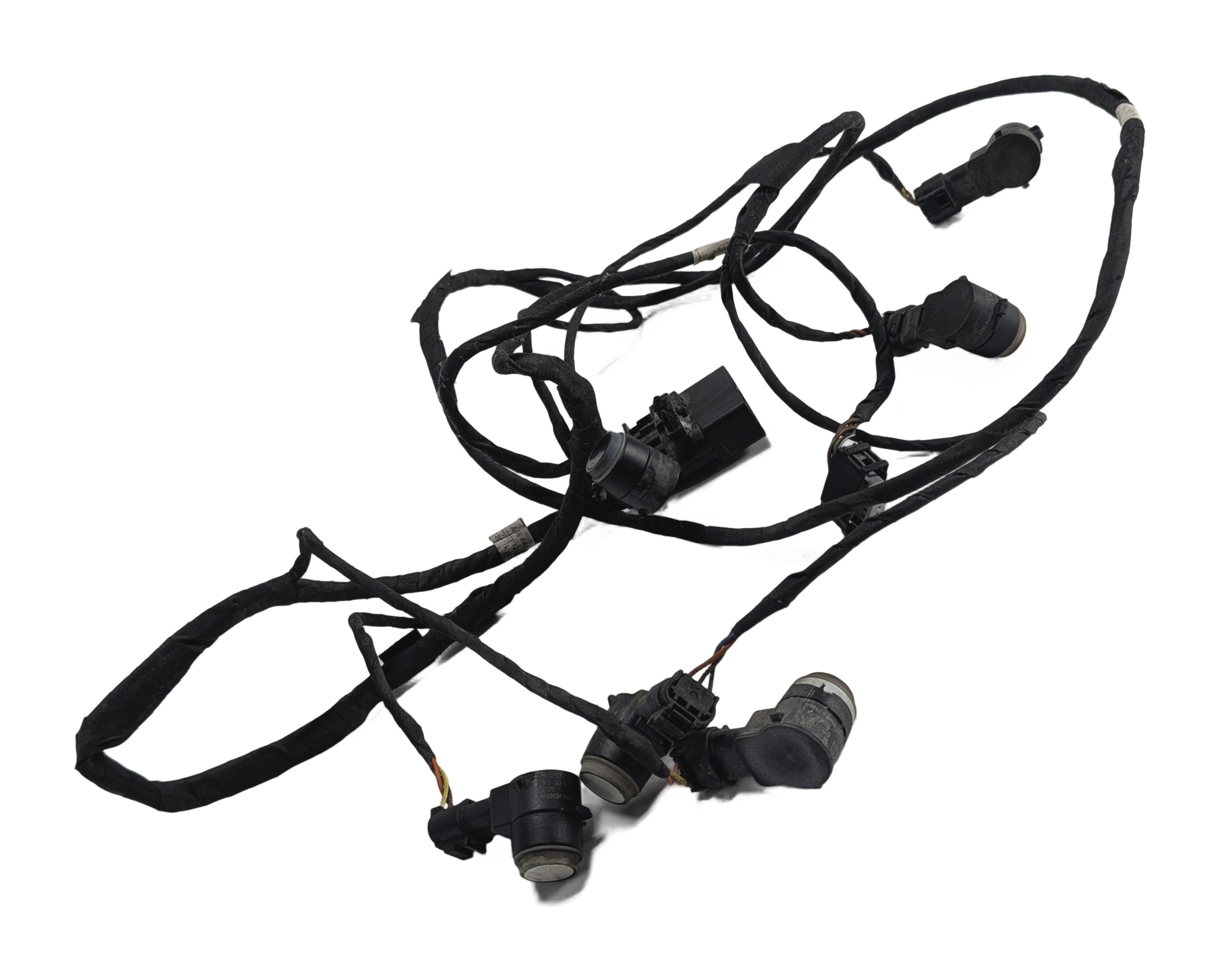 2013 MERCEDES GL450 (X166) FRONT PARK ASSIST PDC SENSORS w/HARNESS (White) — exact item pictured