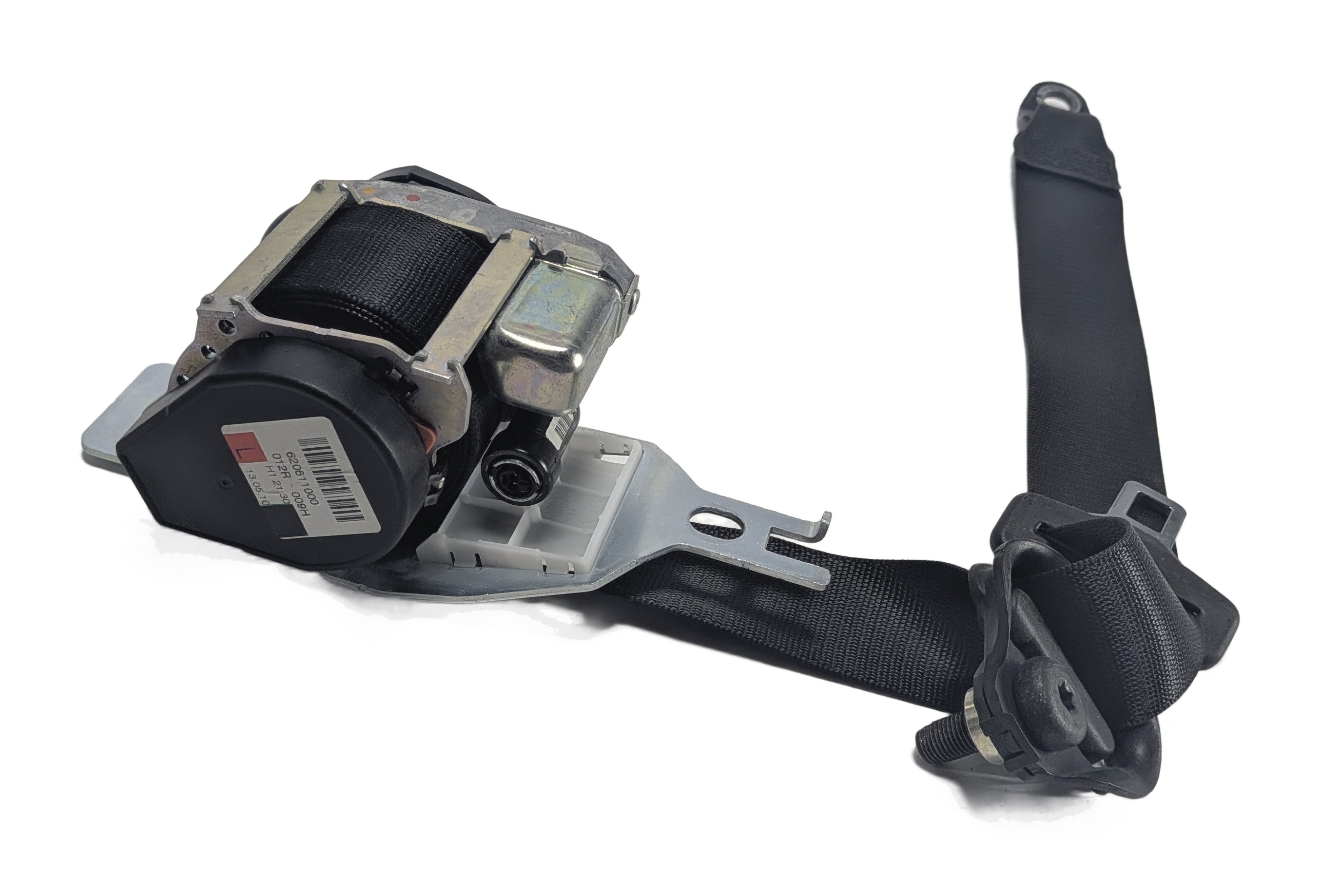 2013 MERCEDES GL450 (X166) REAR LEFT 2ND ROW SEAT SEATBELT RETRACTOR (Black) — exact item pictured