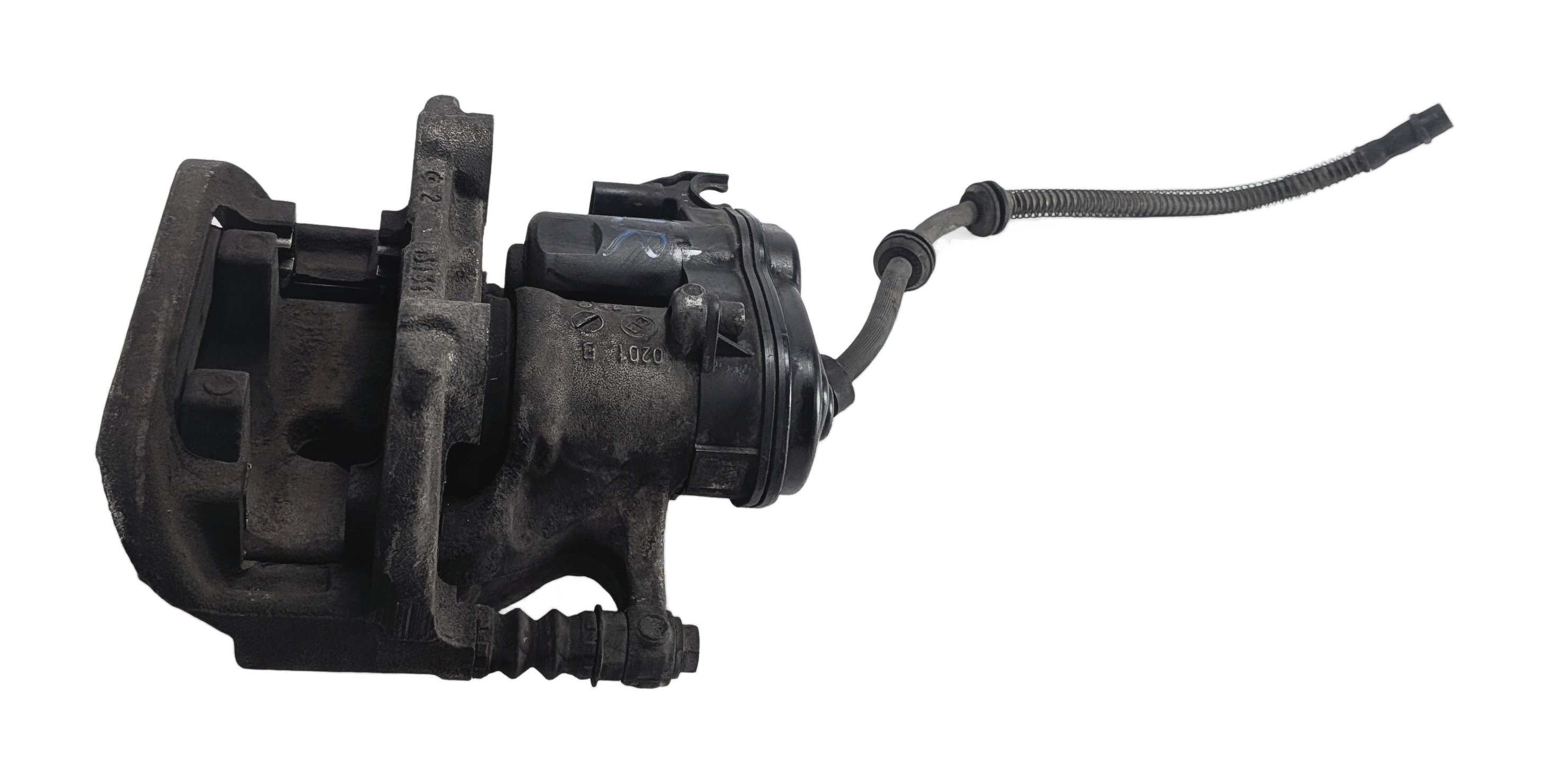 2013-2019 MERCEDES GL GLE GLS ML (W166 X166) LEFT REAR BRAKE CALIPER w/ ACTUATOR — exact item pictured