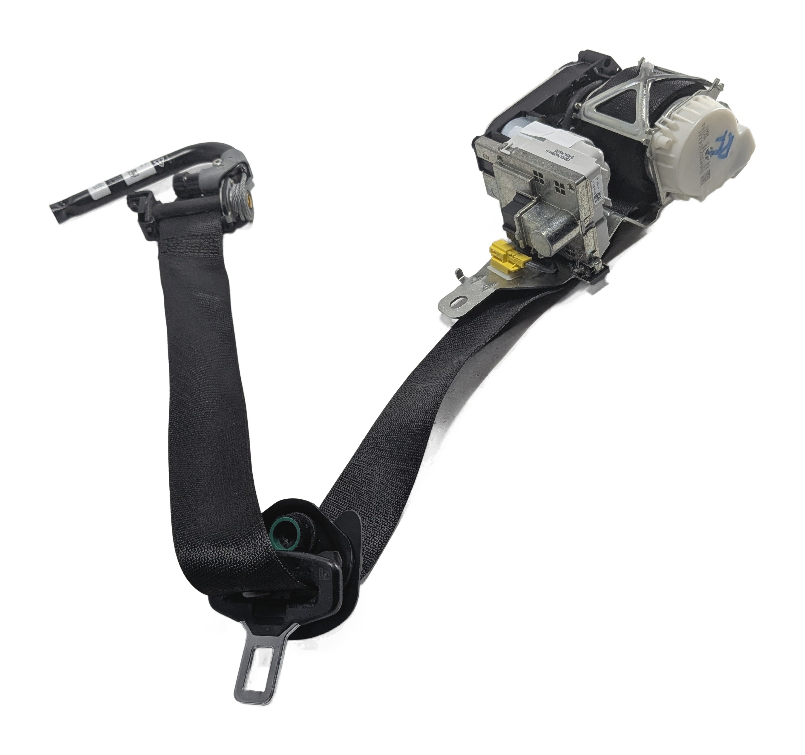 12-16 MERCEDES GL CLASS (X166) FRONT RIGHT PASSENGER SEATBELT RETRACTOR (Black) — exact item pictured
