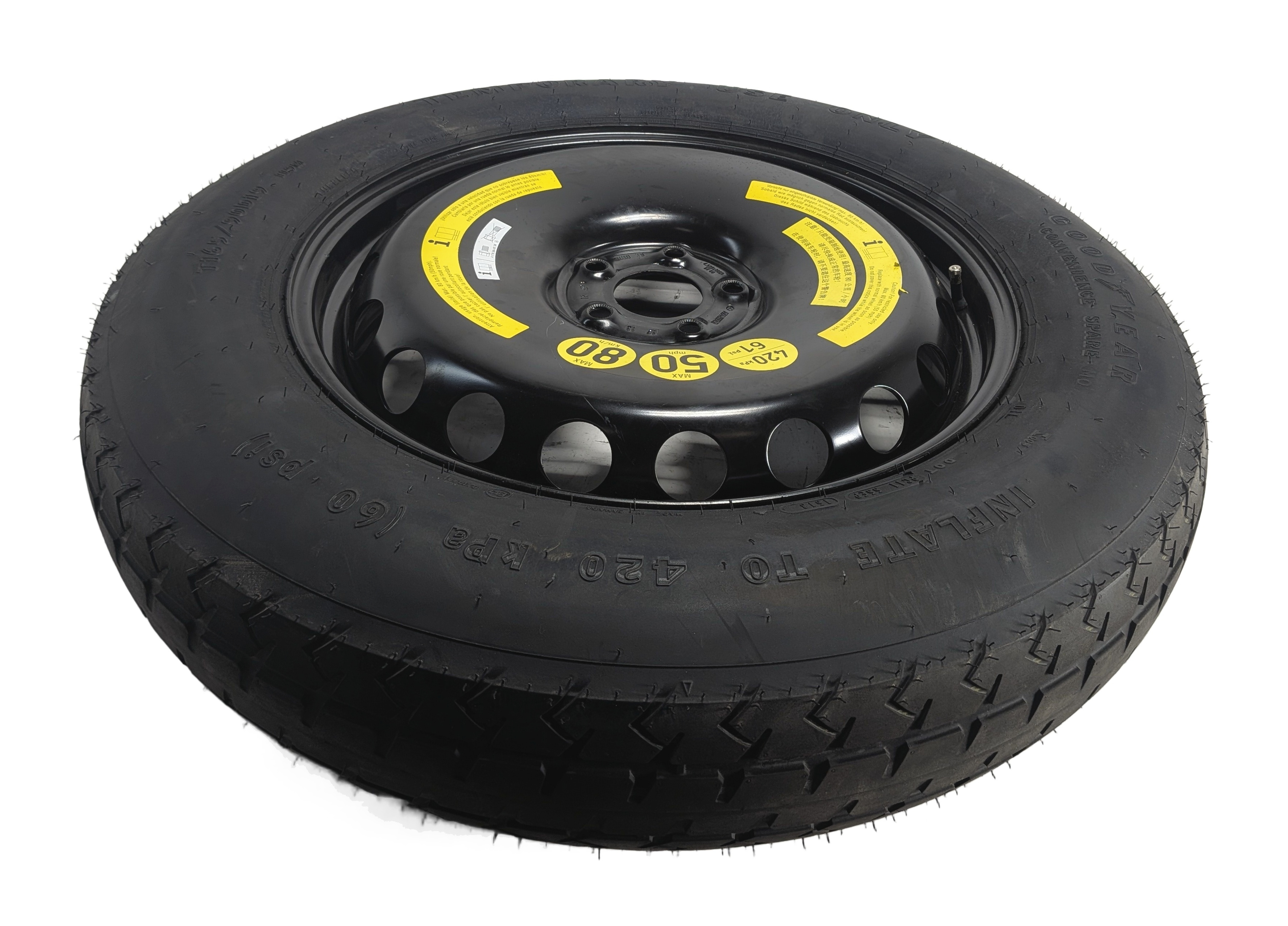 08-17 MERCEDES GL GLE GLS ML CLASS (W164 X164 W166 X166) 19x4.5 SPARE TIRE — exact item pictured
