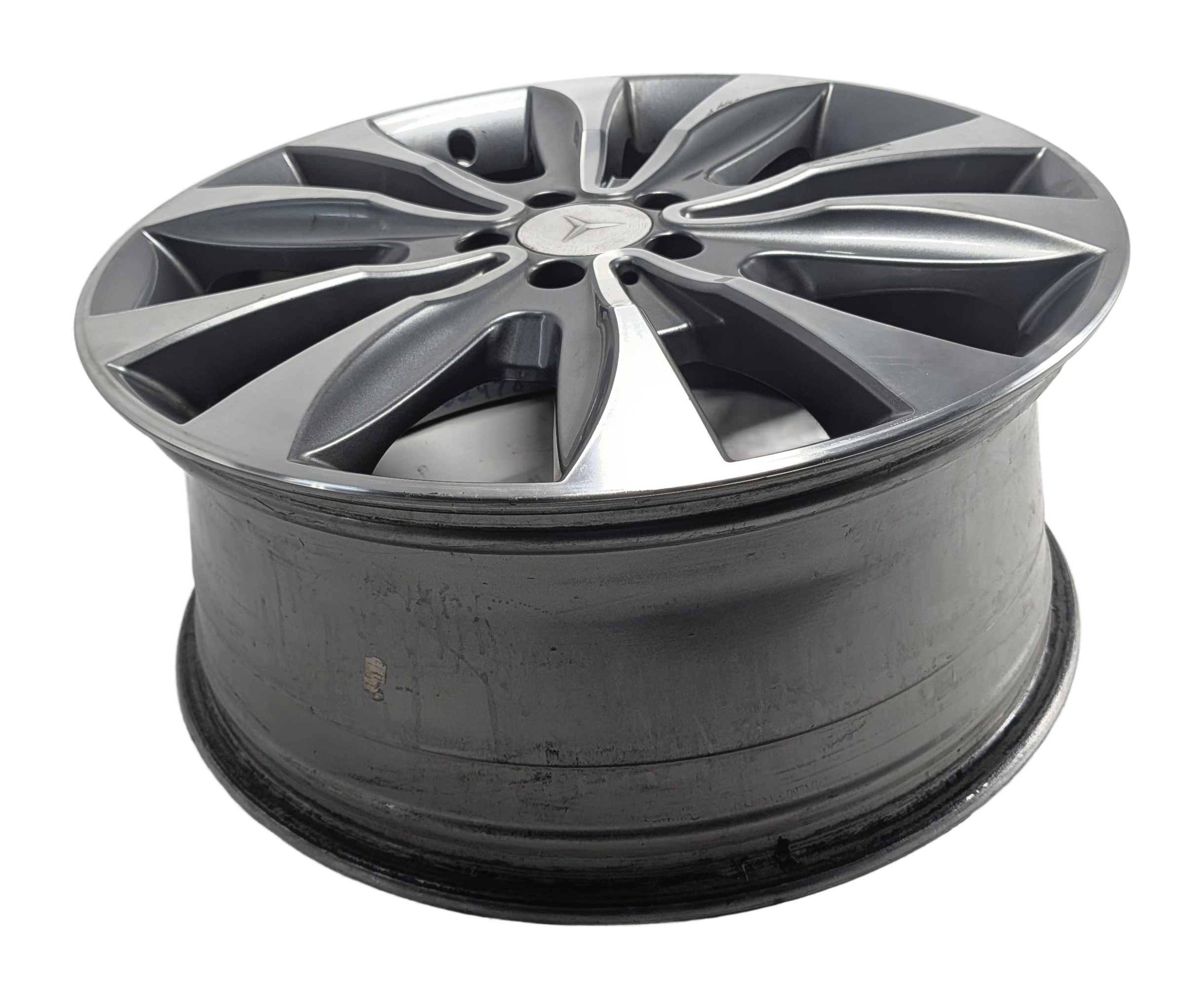 2013-2016 MERCEDES GL350 GL450 (X166) 20x8.5 ALUMINUM ALLOY 10-SPOKE WHEEL RIM — exact item pictured