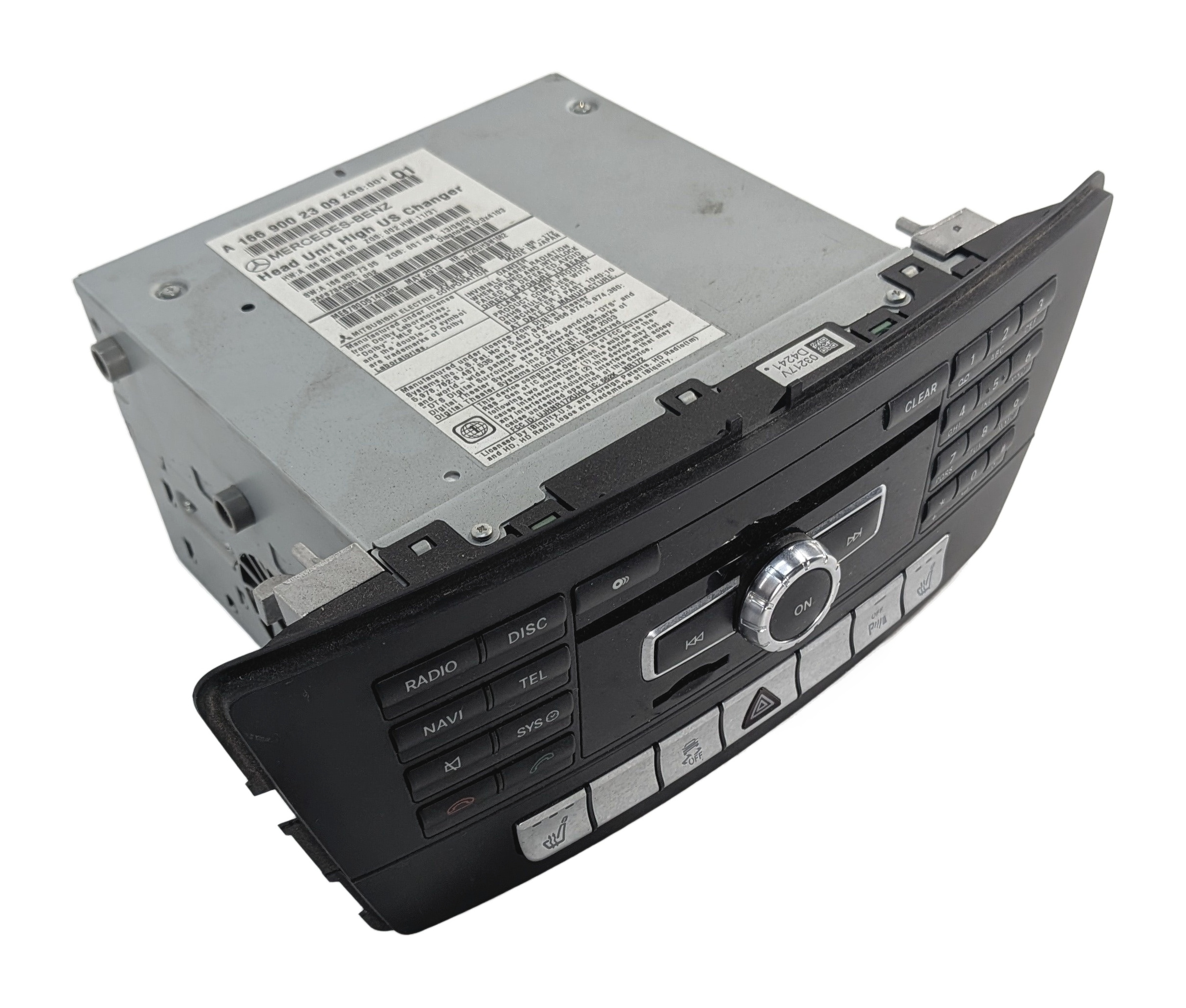2013 MERCEDES GL350 GL450 GL550 GL63 (X166) AM/FM STEREO RECEIVER SD CD PLAYER — exact item pictured