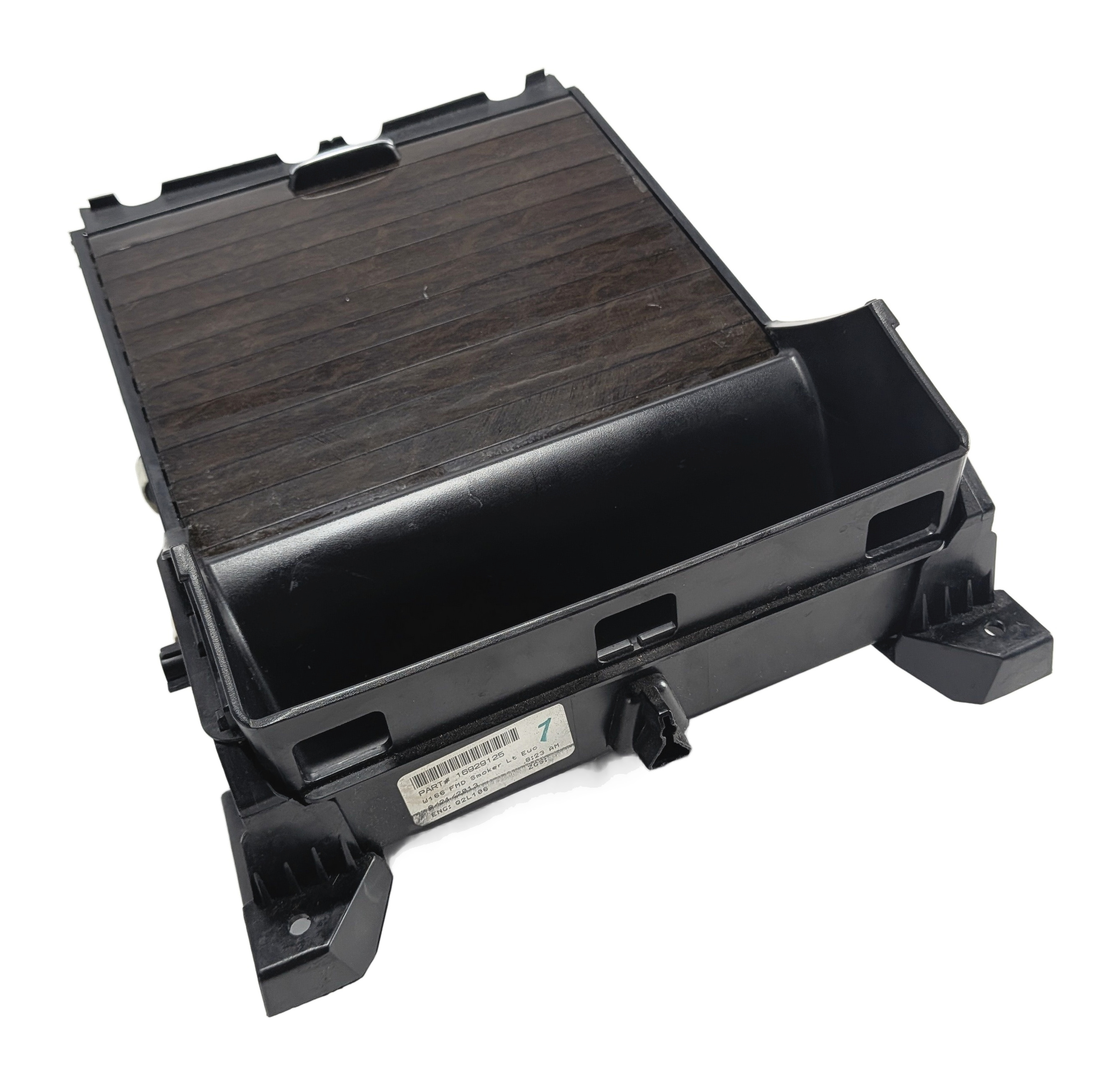 2013 MERCEDES GL450 (X166) FRONT CENTER CONSOLE CUP HOLDER TRIM (EUCALYPTUS) — exact item pictured