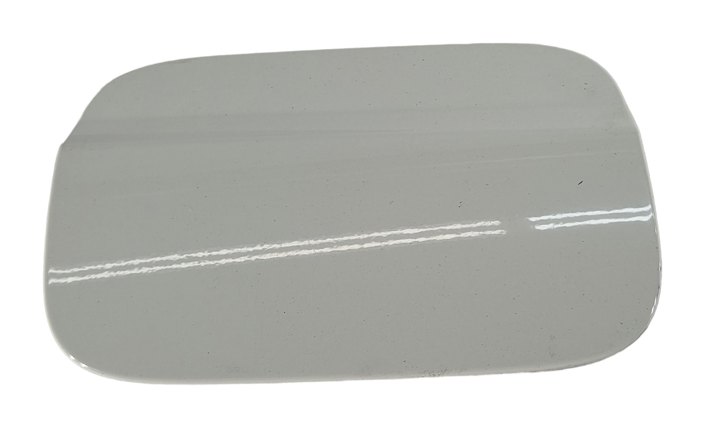 2008-2014 MERCEDES C250 C300 C350 C63 (W204) FUEL TANK DOOR TRIM COVER (White) — exact item pictured