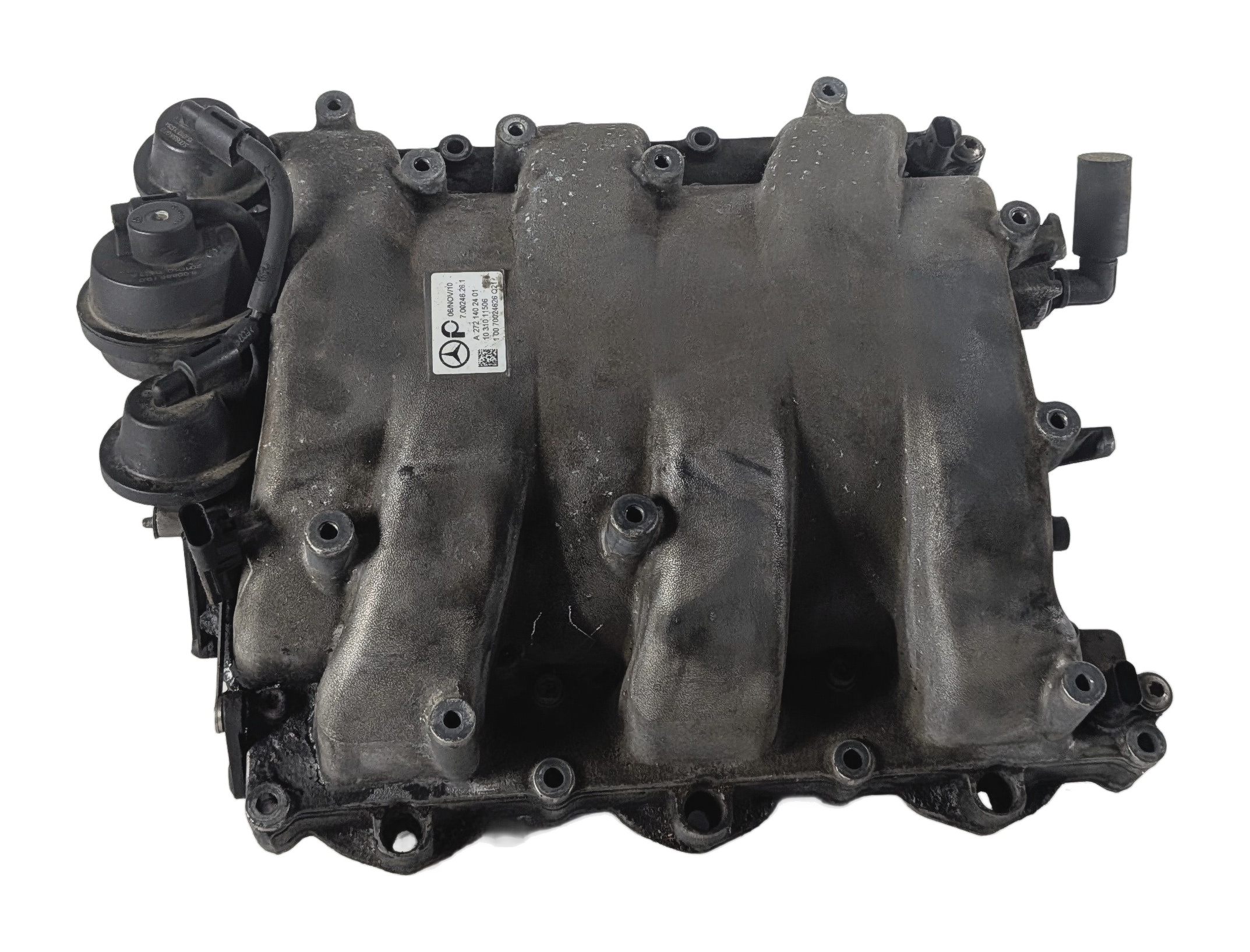 2006-2012 MERCEDES C350 E300 E350 GLK350 ML350 ML450 SLK300 V6 INTAKE MANIFOLD — exact item pictured