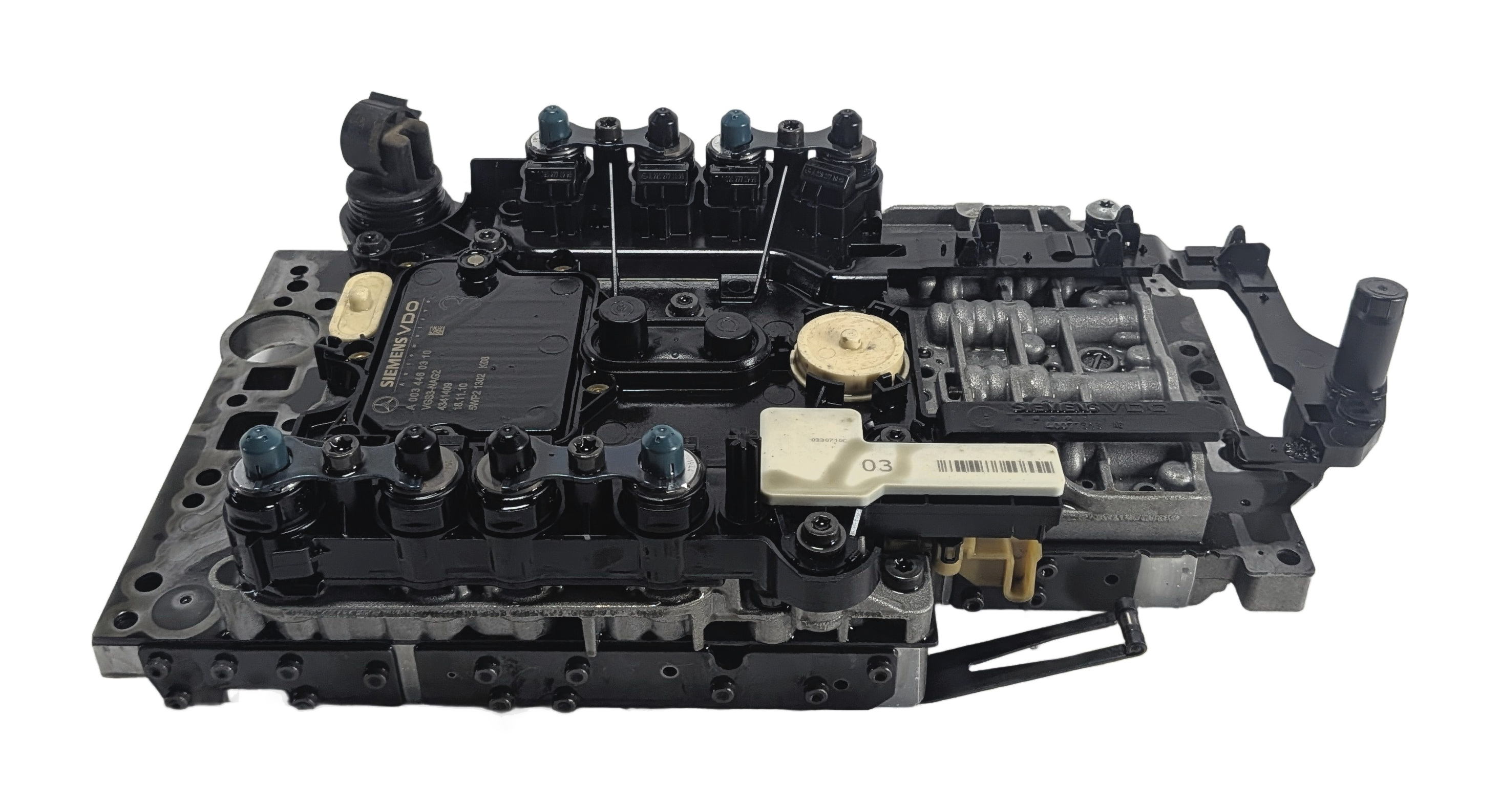 09-11 MERCEDES C300 (W204) RWD 722.9 A/T TRANSMISSION VALVE BODY CONDUCTOR PLATE — exact item pictured
