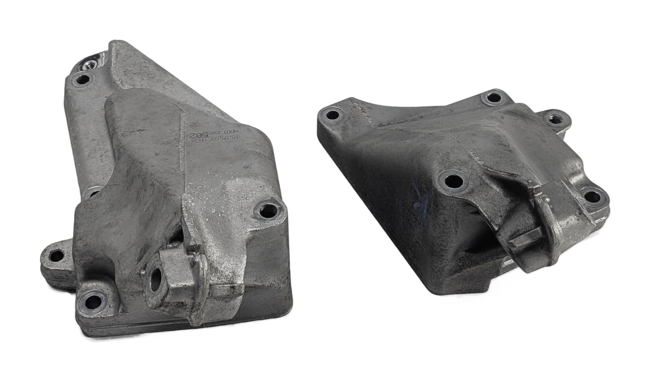 2010 MERCEDES GL450 (X164) 4.6L LEFT & RIGHT ENGINE MOTOR MOUNT BRACKET SET/2 — exact item pictured