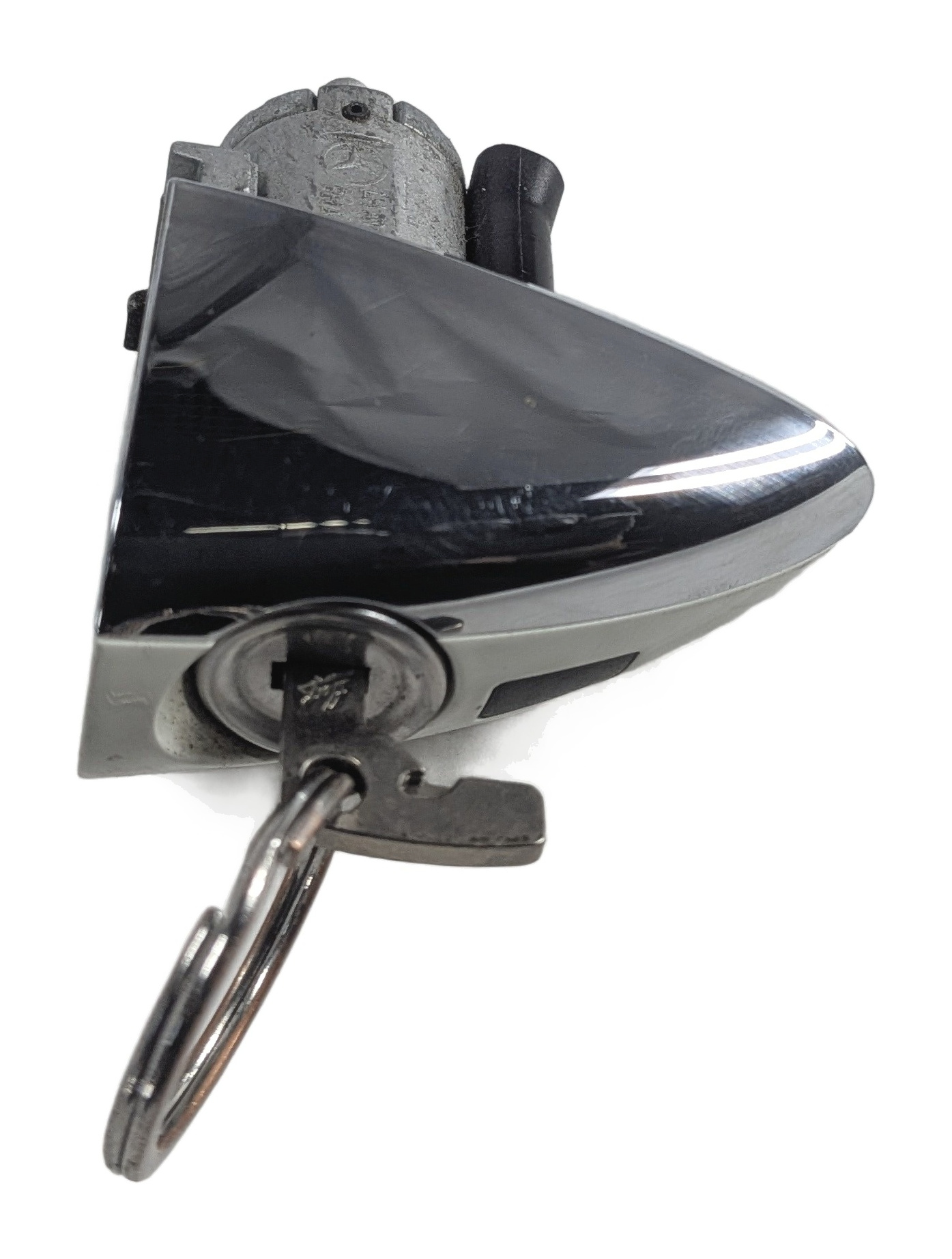 2010 MERCEDES GL450 (X164) FRONT LEFT DRIVER DOOR LOCK CYLINDER KEY CAP (White) — exact item pictured