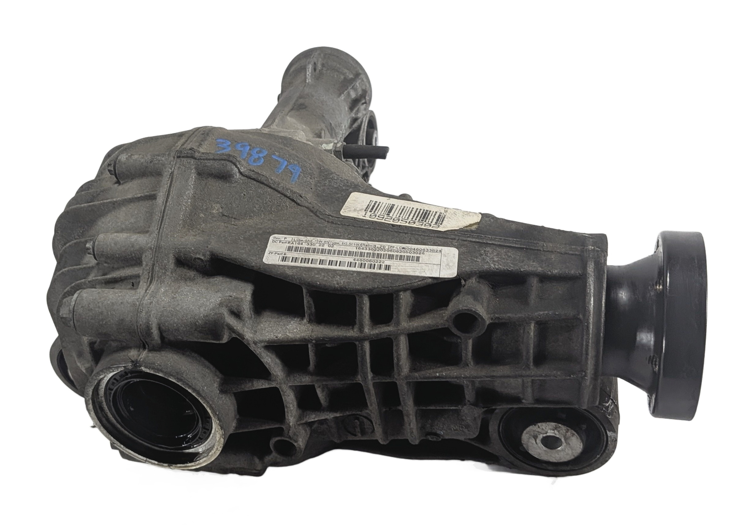 06-11 MERCEDES GL ML CLASS (W164 X164) FRONT DIFFERENTIAL GEAR CARRIER (3.70) — exact item pictured