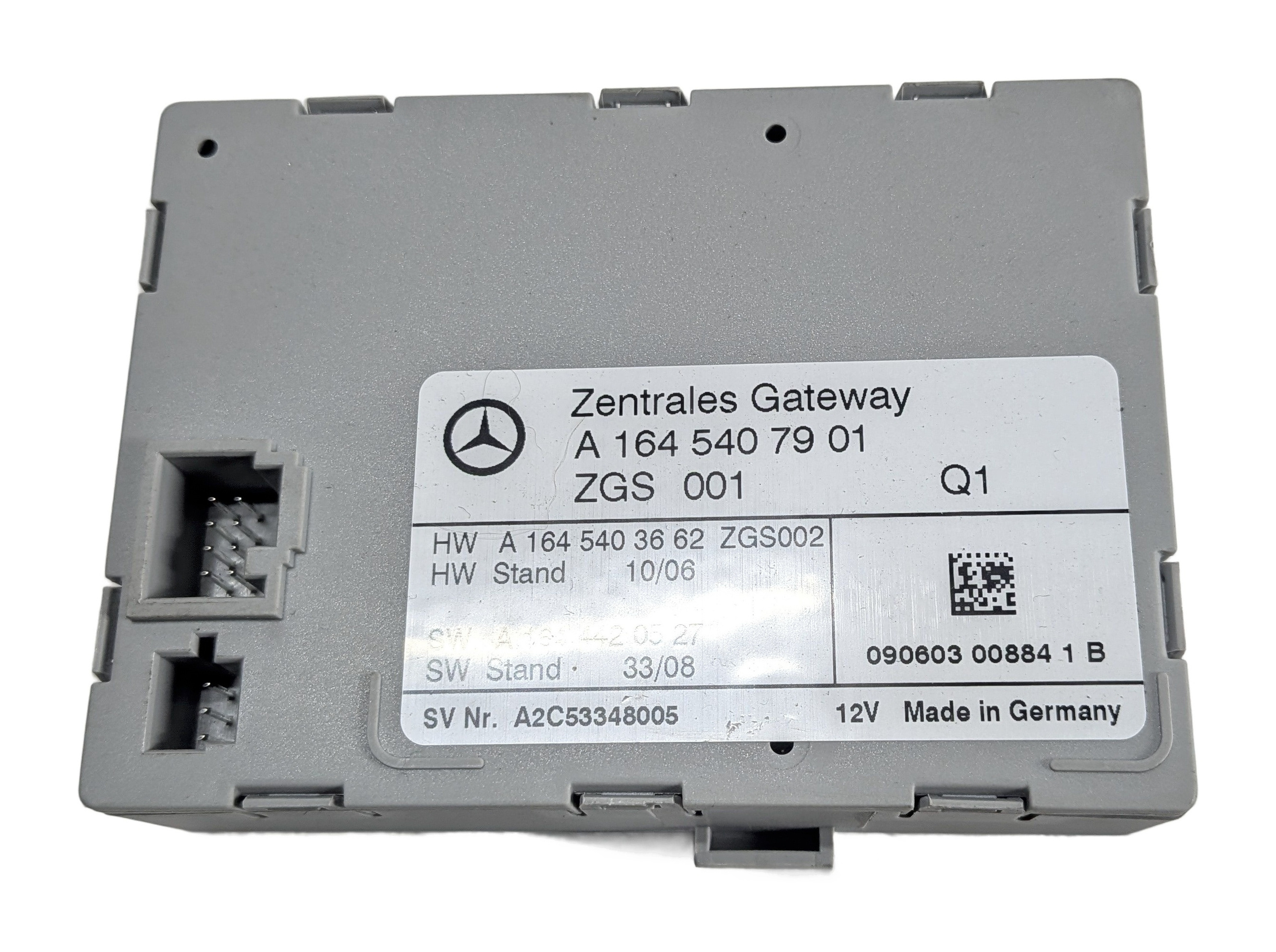 08-13 MERCEDES GL ML R CLASS (W164 W251 X164) GATEWAY MULTIPLEX CONTROL MODULE — exact item pictured