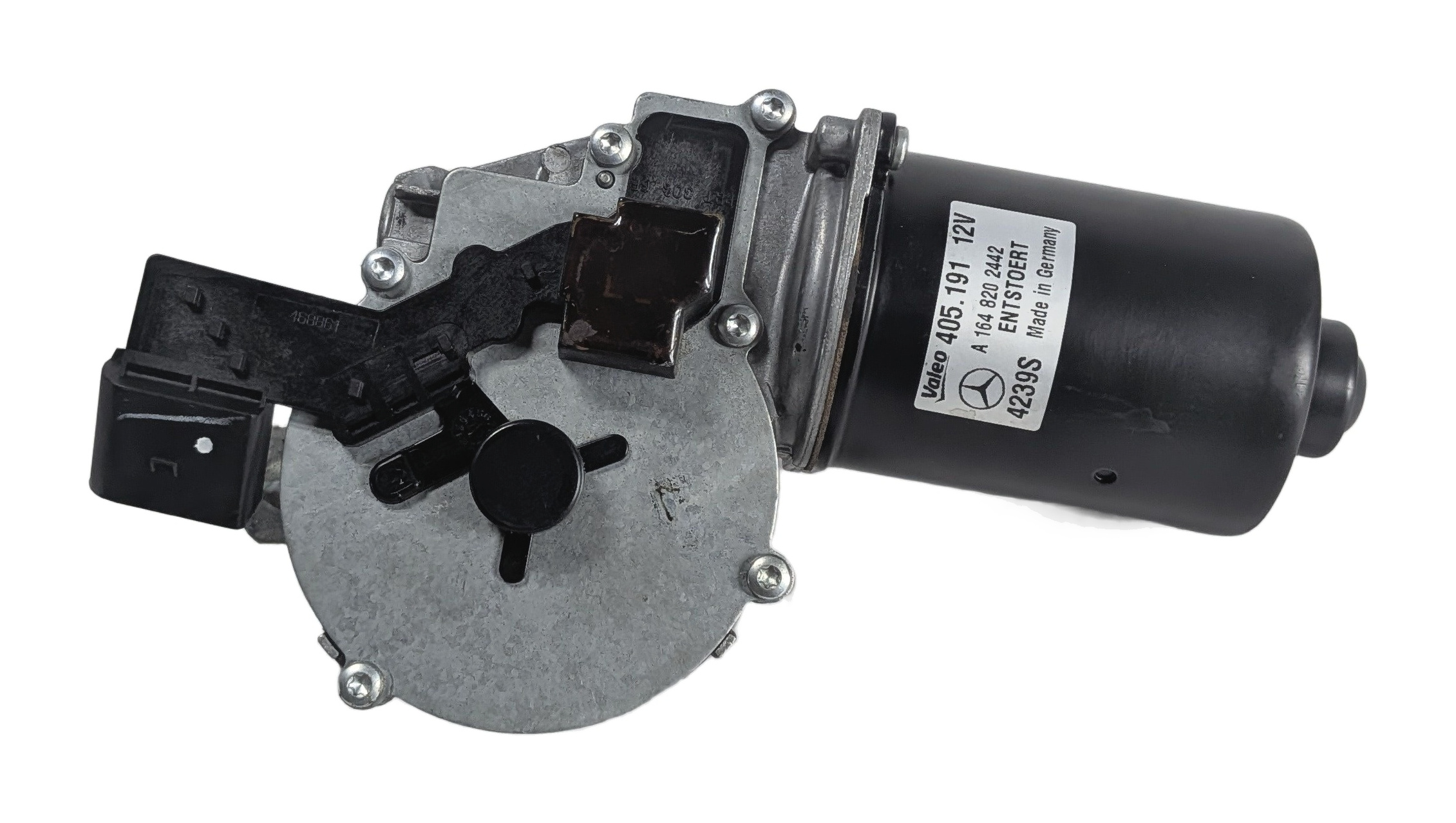 06-12 MERCEDES GL320 GL450 GL550 ML500 ML320 ML350 (X164 W164) FRONT WIPER MOTOR — exact item pictured