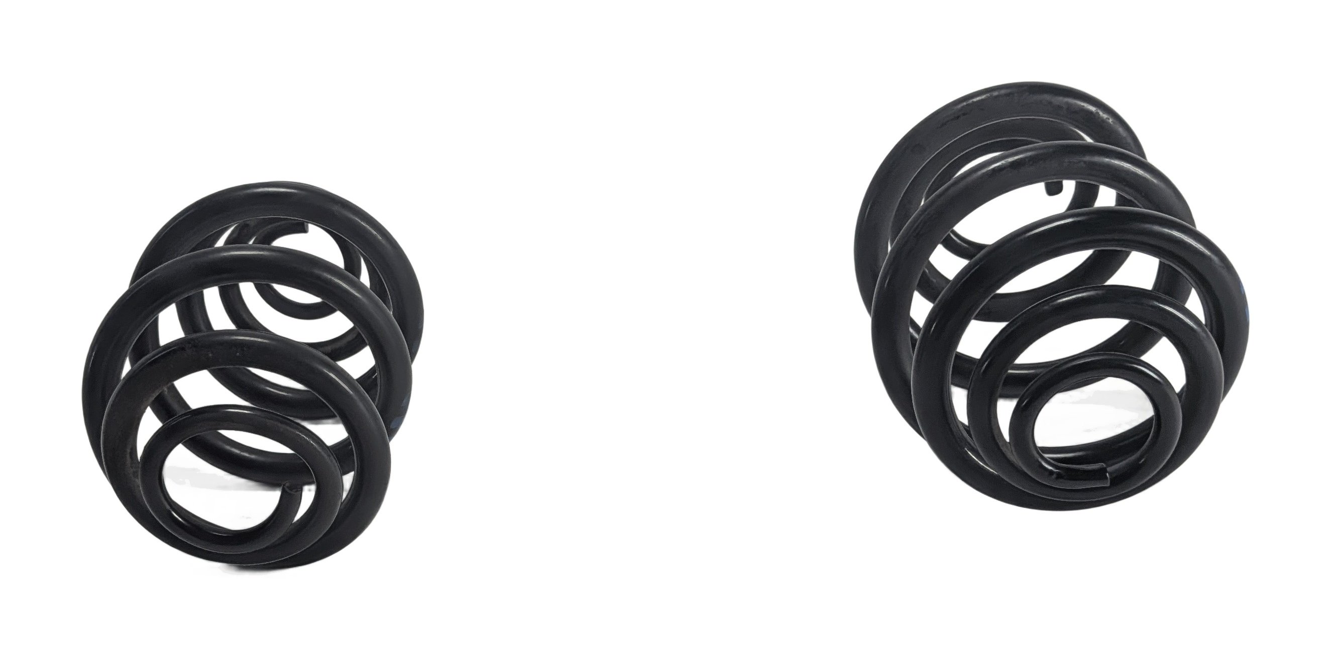 1999-2006 BMW 3 SERIES (E46) REAR LEFT & RIGHT STANDARD COIL SPRING SET 2 (RWD) — exact item pictured