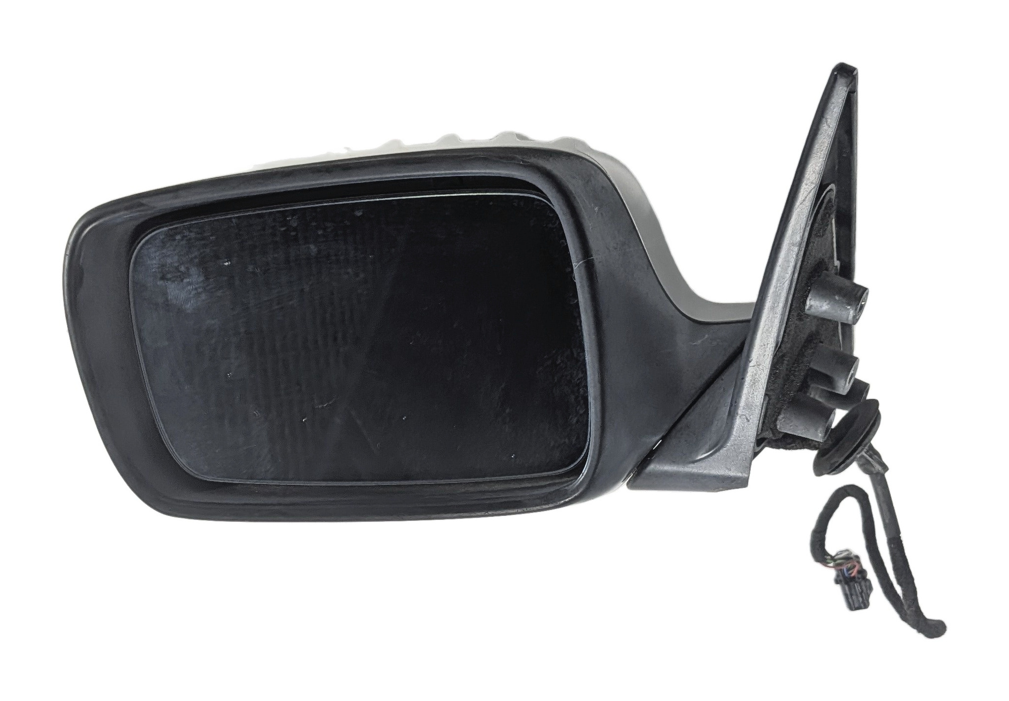 01-04 BMW 3 SERIES COUPE CONVERTIBLE E46 LEFT HEATED MEMORY DOOR MIRROR (White) — exact item pictured
