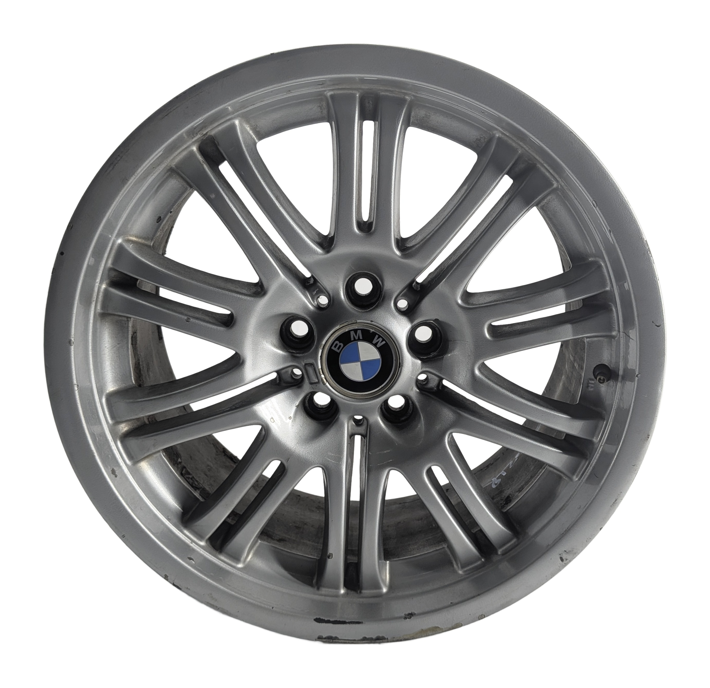 2001-2008 BMW 3 SERIES Z4 (E46 E85 E86) 18X8.5 10 SPOKE M DESIGN ALLOY WHEEL RIM — exact item pictured