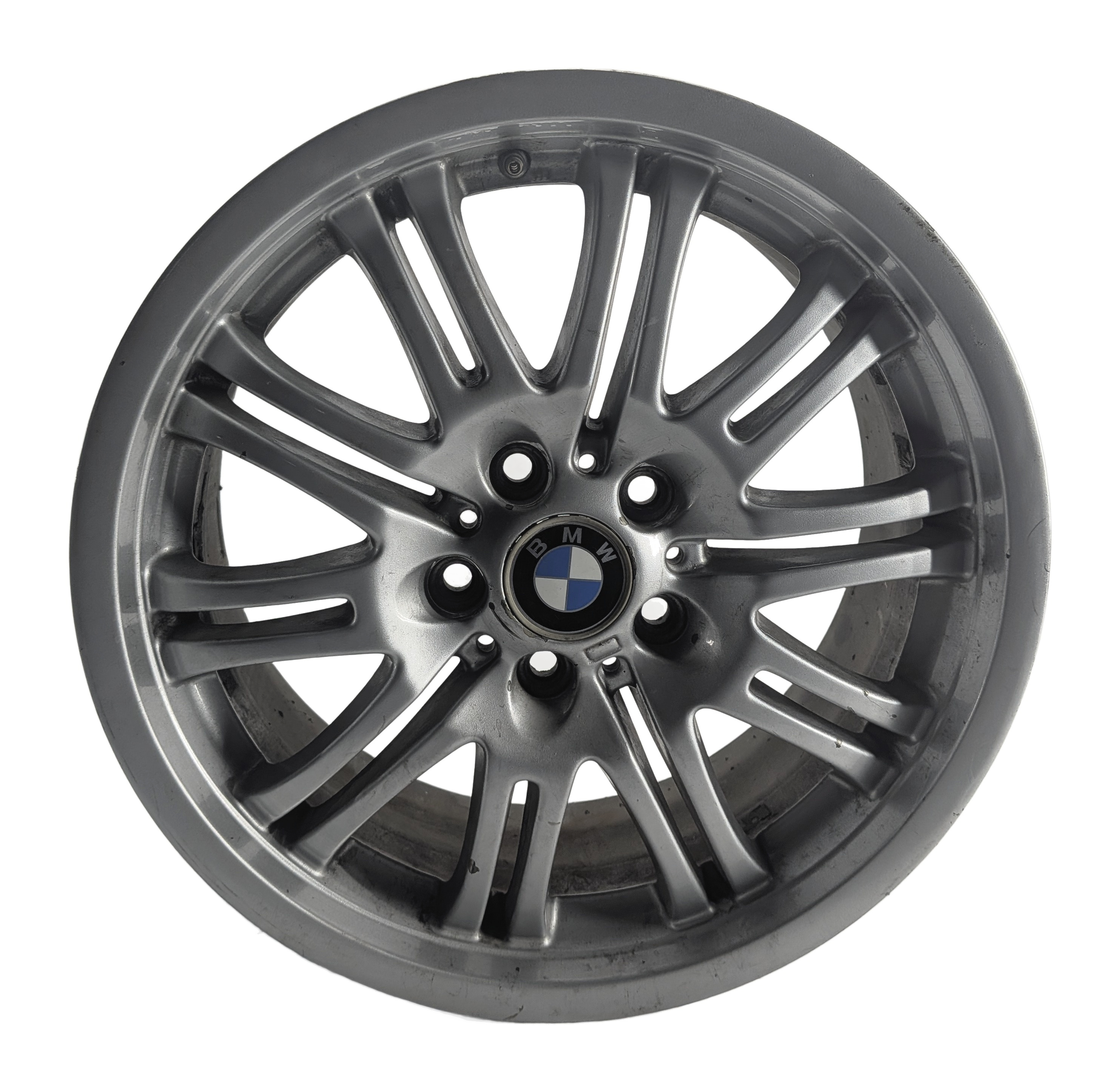 2001-2008 BMW 3 SERIES Z4 (E46 E85 E86) 18X8 10 SPOKE M DESIGN ALLOY WHEEL RIM — exact item pictured