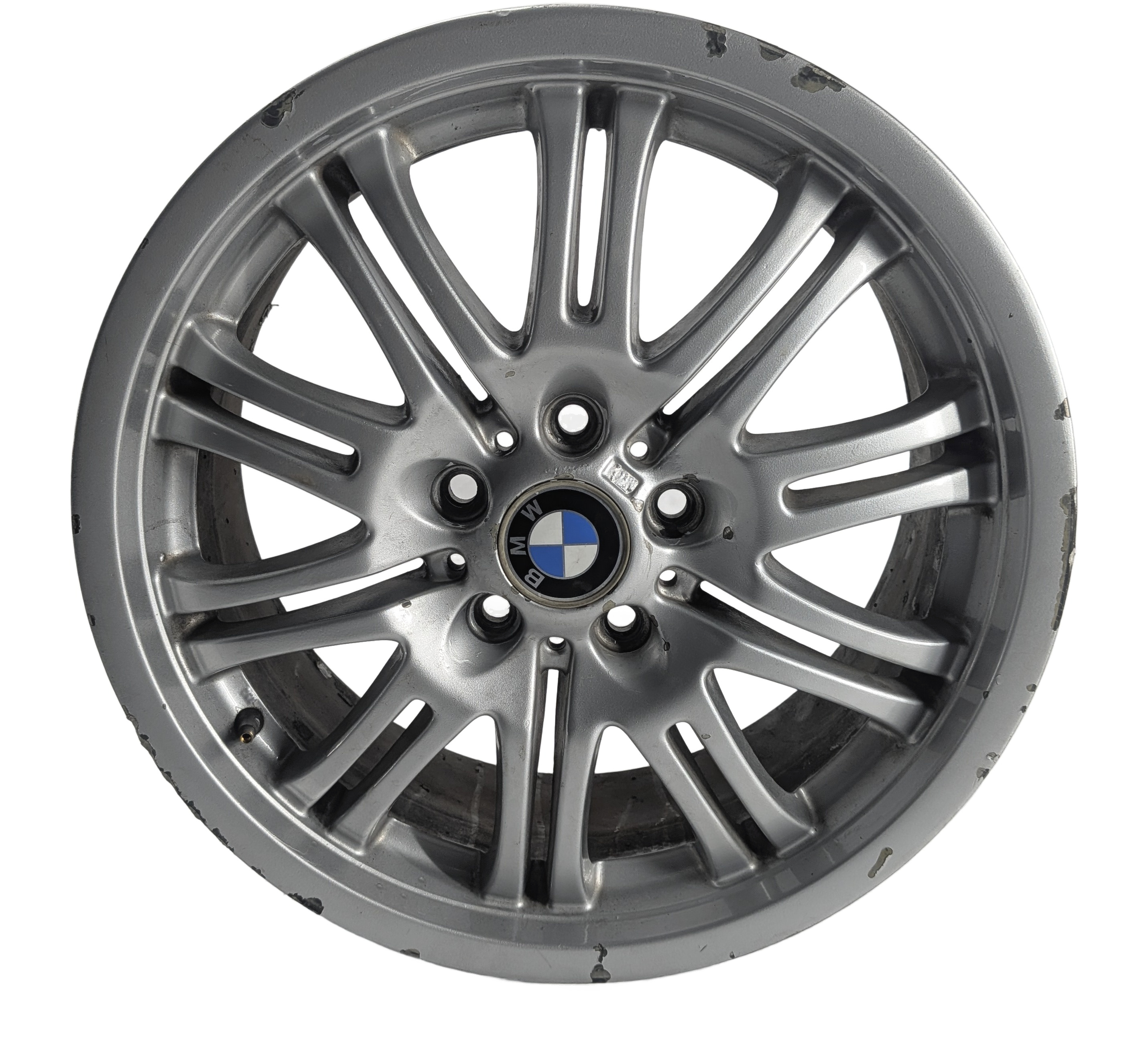 2001-2008 BMW 3 SERIES Z4 (E46 E85 E86) 18X8 10 SPOKE M DESIGN ALLOY WHEEL RIM — exact item pictured