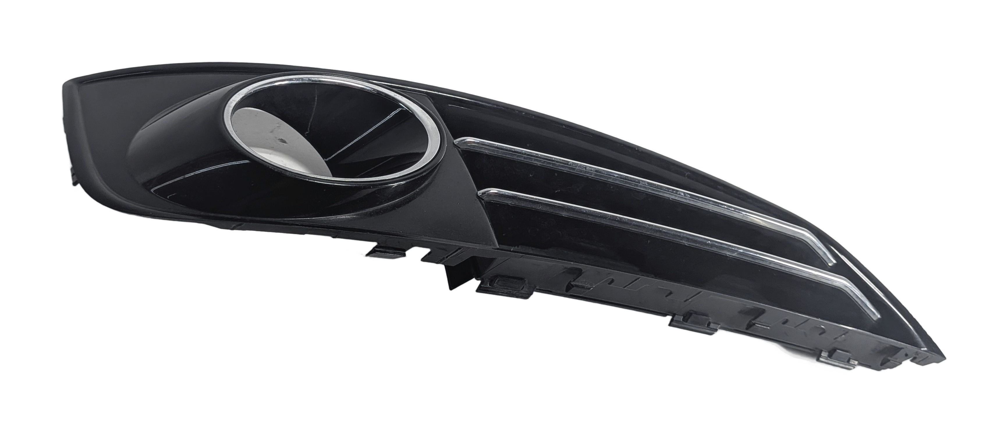 2011-2014 AUDI A8 (D4 4H) FRONT LOWER RIGHT PASSENGER BUMPER FOG LIGHT GRILLE — exact item pictured