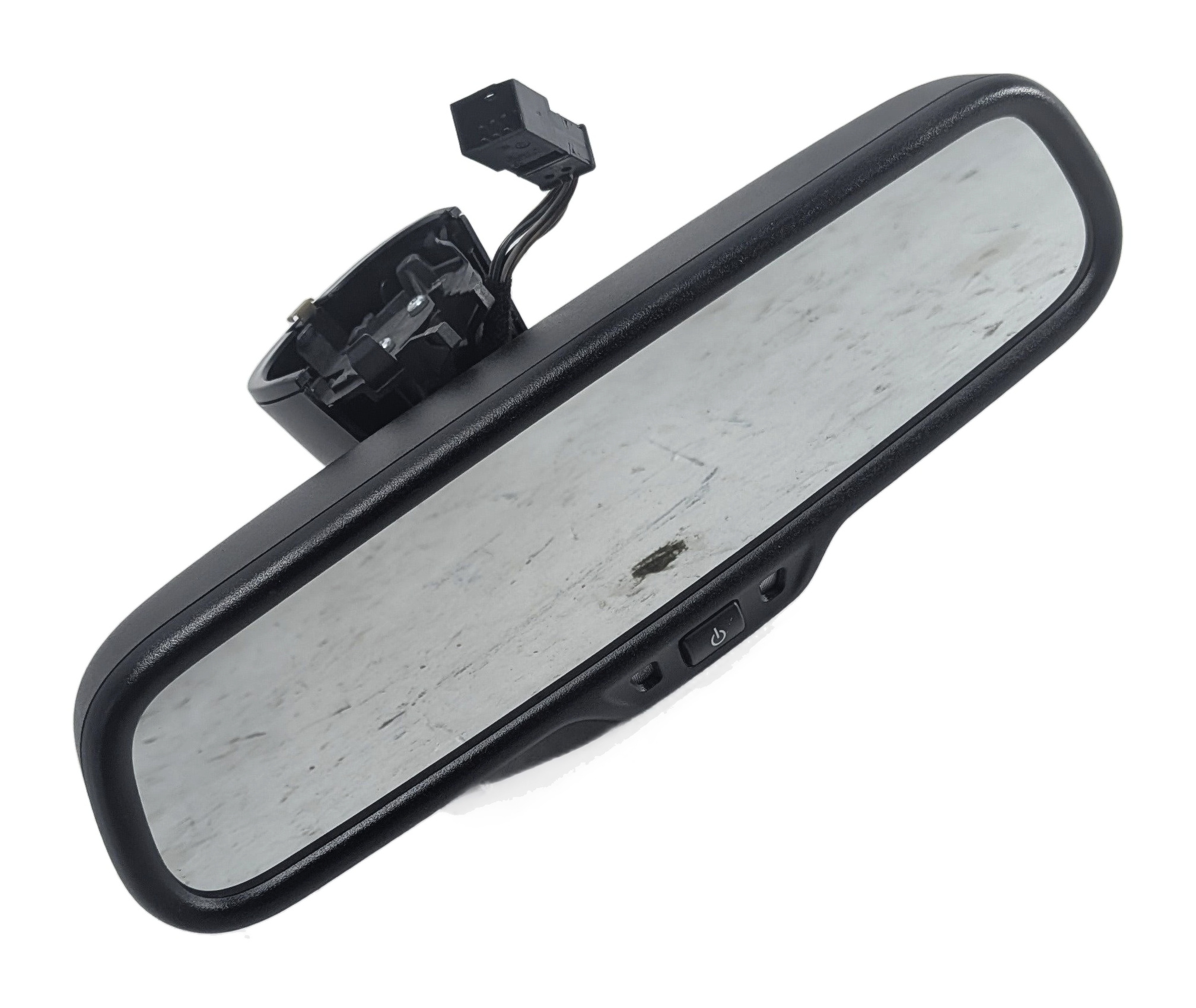 09-11 AUDI A5 S5 A8 (B8 8T D4 4H) AUTO DIM REAR VIEW MIRROR w/ COMPASS (Black) — exact item pictured