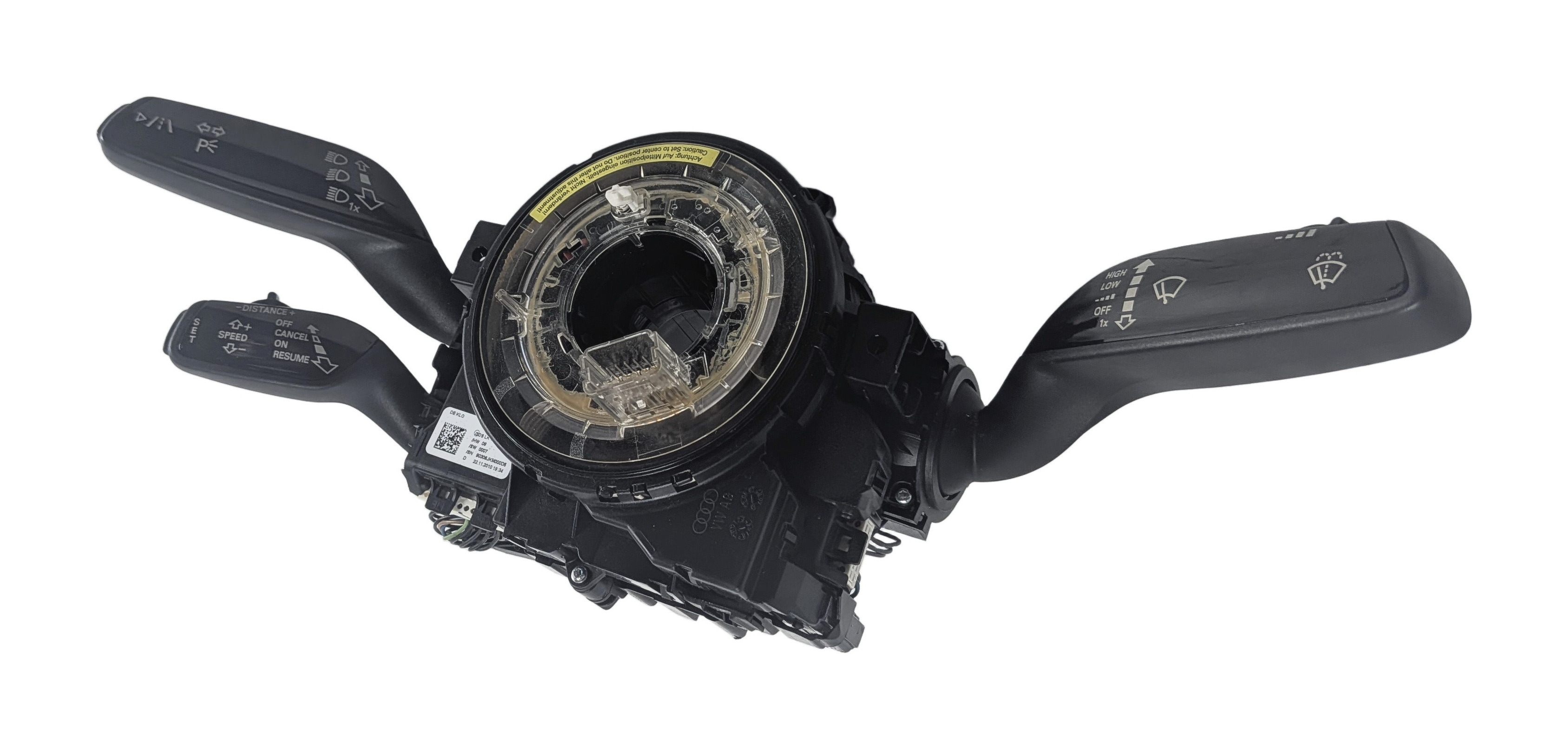 11-18 AUDI A8 S8 (D4 4H) STEERING COLUMN COMBINATION SWITCH (ADAPTIVE CRUISE) — exact item pictured