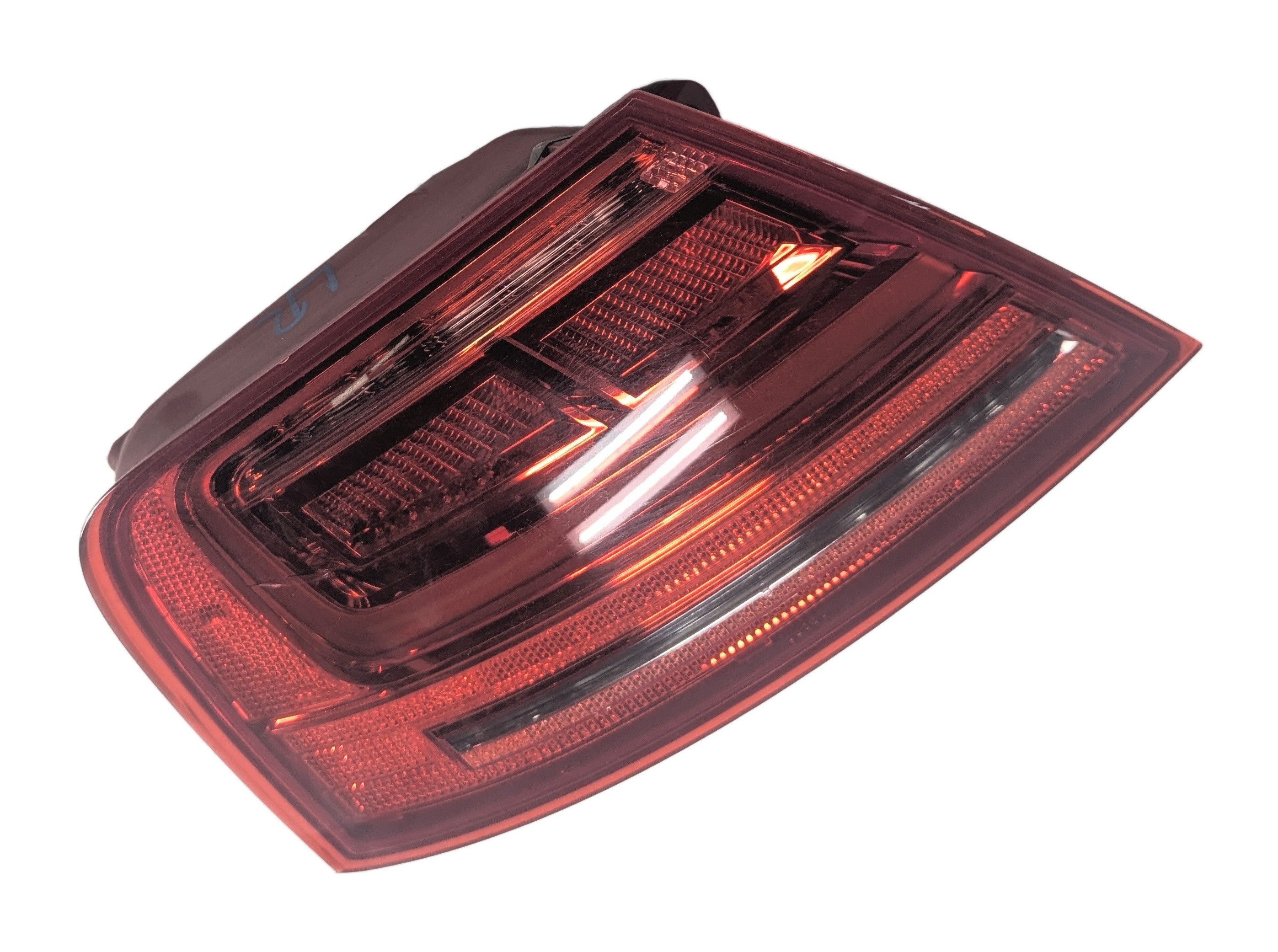 11-14 AUDI A8 S8 (D4 4H) LEFT DRIVER REAR OUTER LED TAILLIGHT BRAKE LIGHT LAMP — exact item pictured