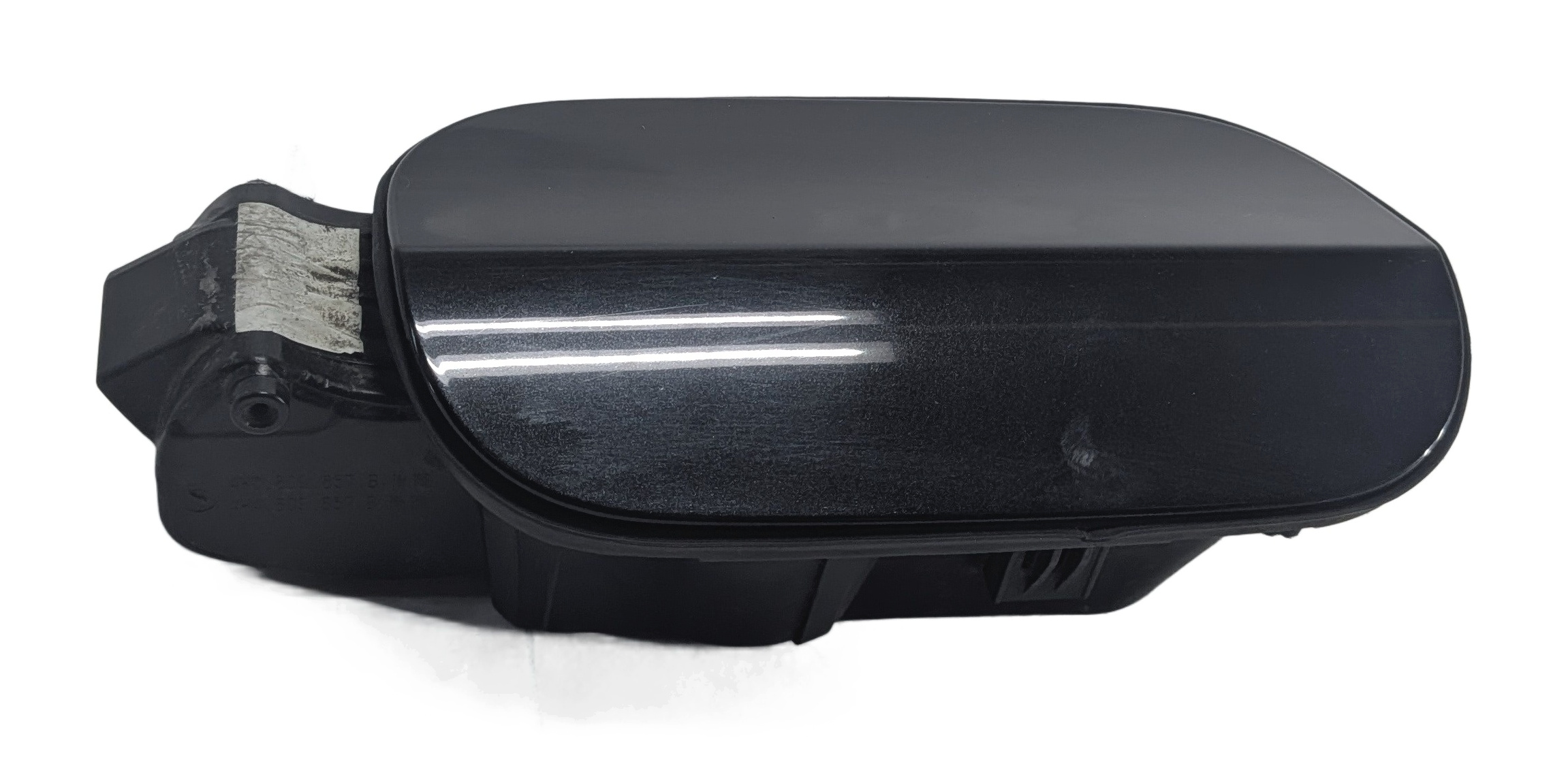 2011-2018 AUDI A8 (D4 4H) A8L (LONG WHEELBASE) FUEL TANK DOOR (Black) w/ HOUSING — exact item pictured