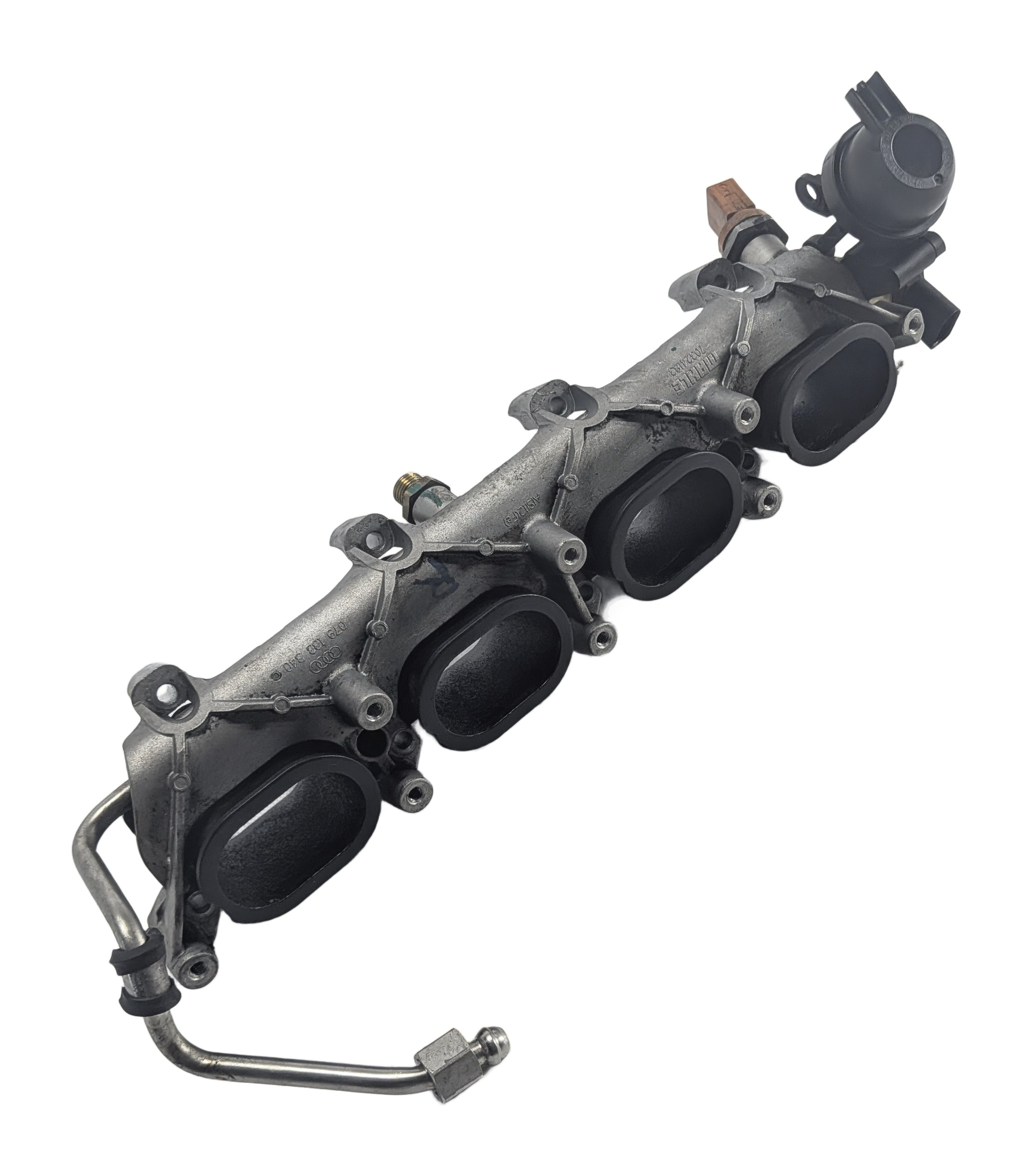 2011-2013 AUDI A8 (D4 4H) 4.2L V8 RIGHT ENGINE INTAKE MANIFOLD DIFFUSER RAIL — exact item pictured