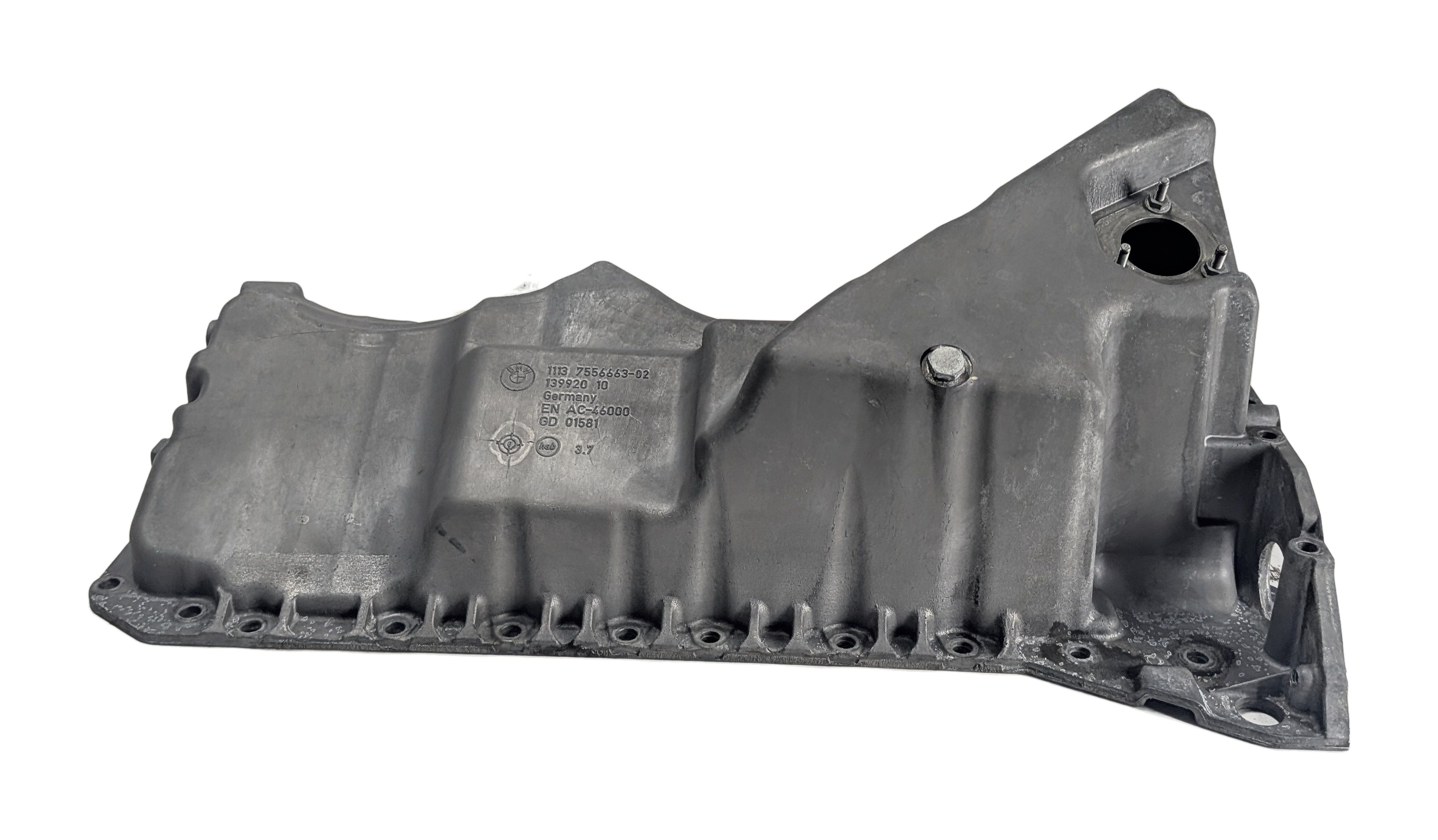 10-19 BMW 535i 535iGT 640i 740i F01 F06 F07 F10 RWD 3.0L N54 N55 ENGINE OIL PAN — exact item pictured