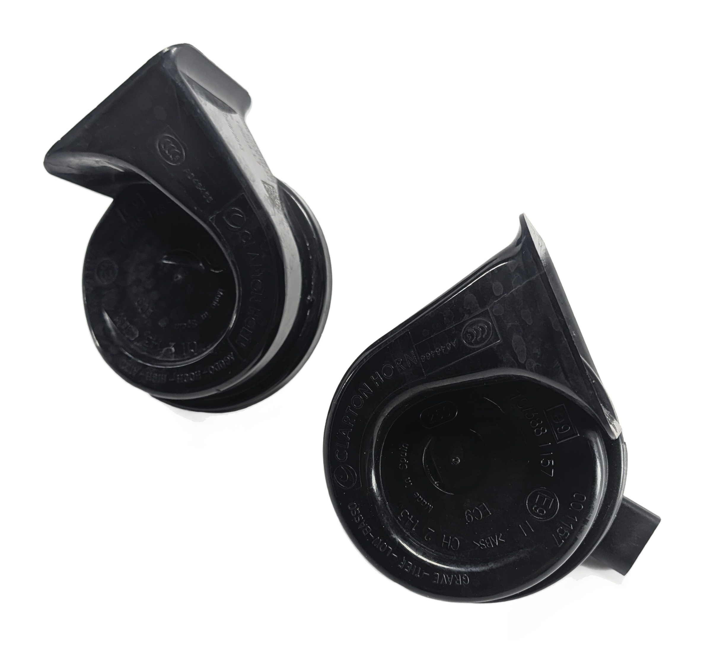 2011-2016 BMW 528i 535i 535iGT 550i 550iGT M5 (F10 F07) HIGH & LOW TONE HORN SET — exact item pictured