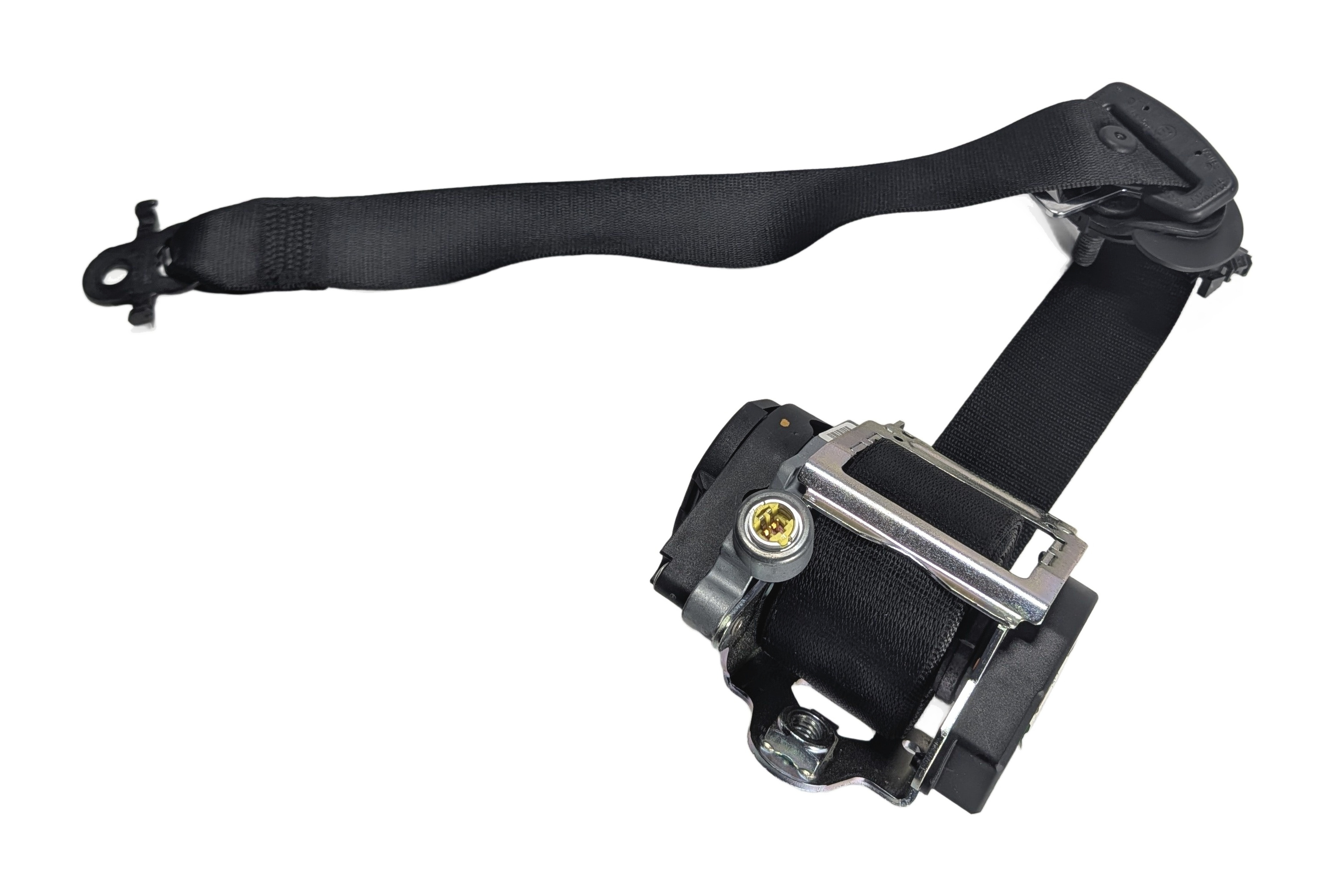 11-16 BMW 528i 535i 550i M5 (F10) FRONT RIGHT SEATBELT RETRACTOR (Black) — exact item pictured