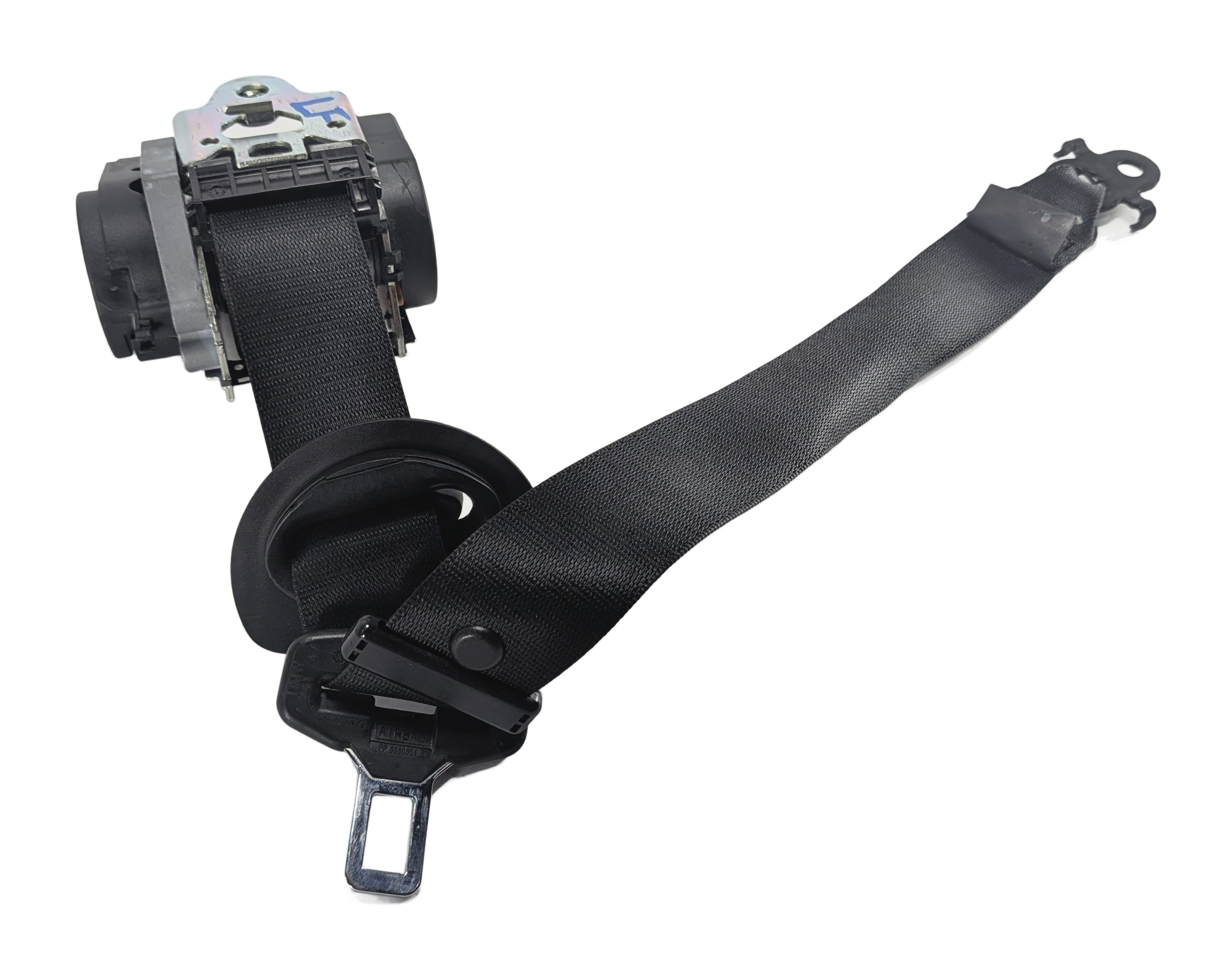 11-16 BMW 528i 535i 550i M5 (F10) FRONT LEFT DRIVER SEATBELT RETRACTOR (Black) — exact item pictured