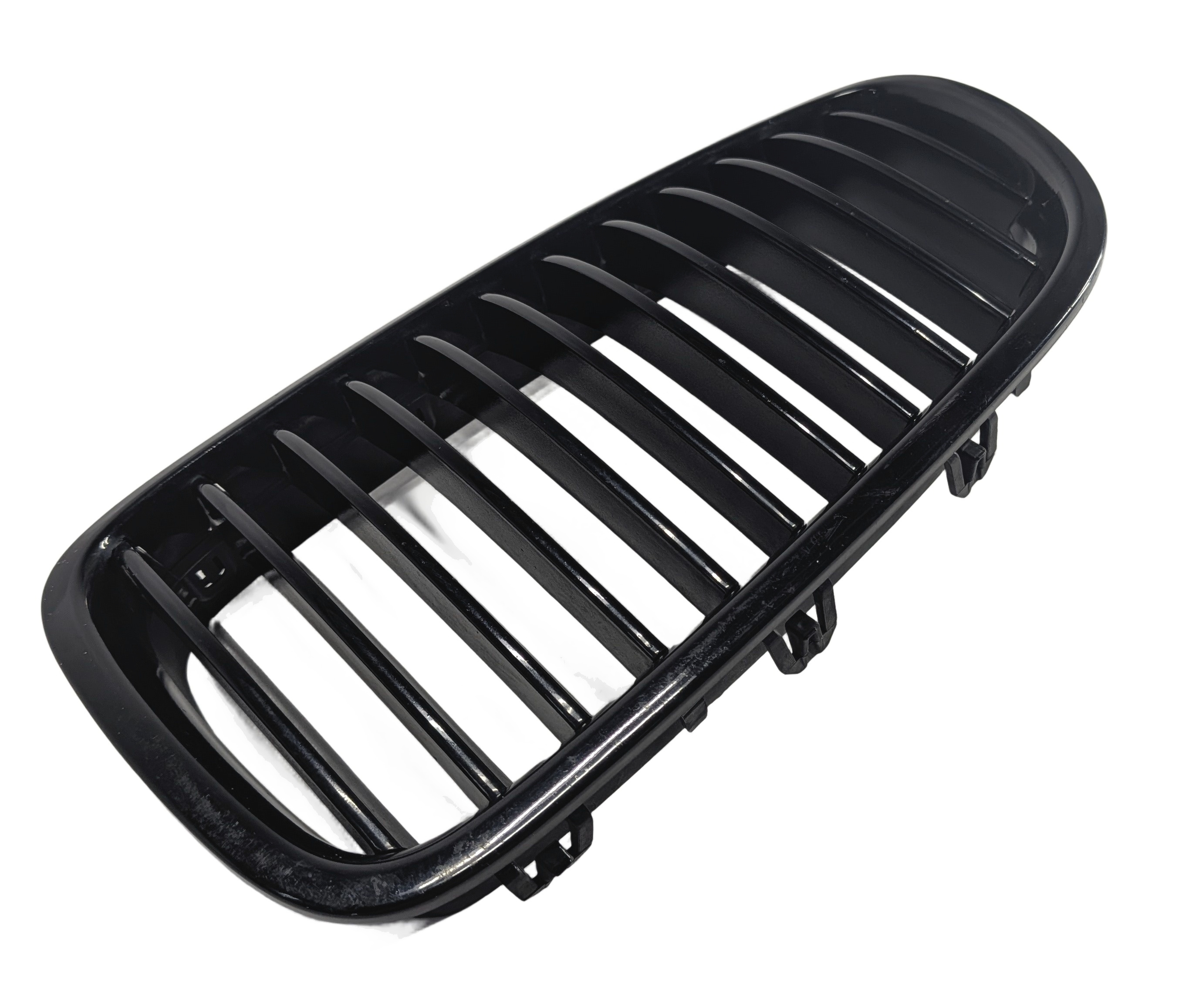 2011-2016 BMW 535i 528i 550i M5 F10 LEFT UPPER KIDNEY GRILLE GLOSS BLACK M SPORT — exact item pictured