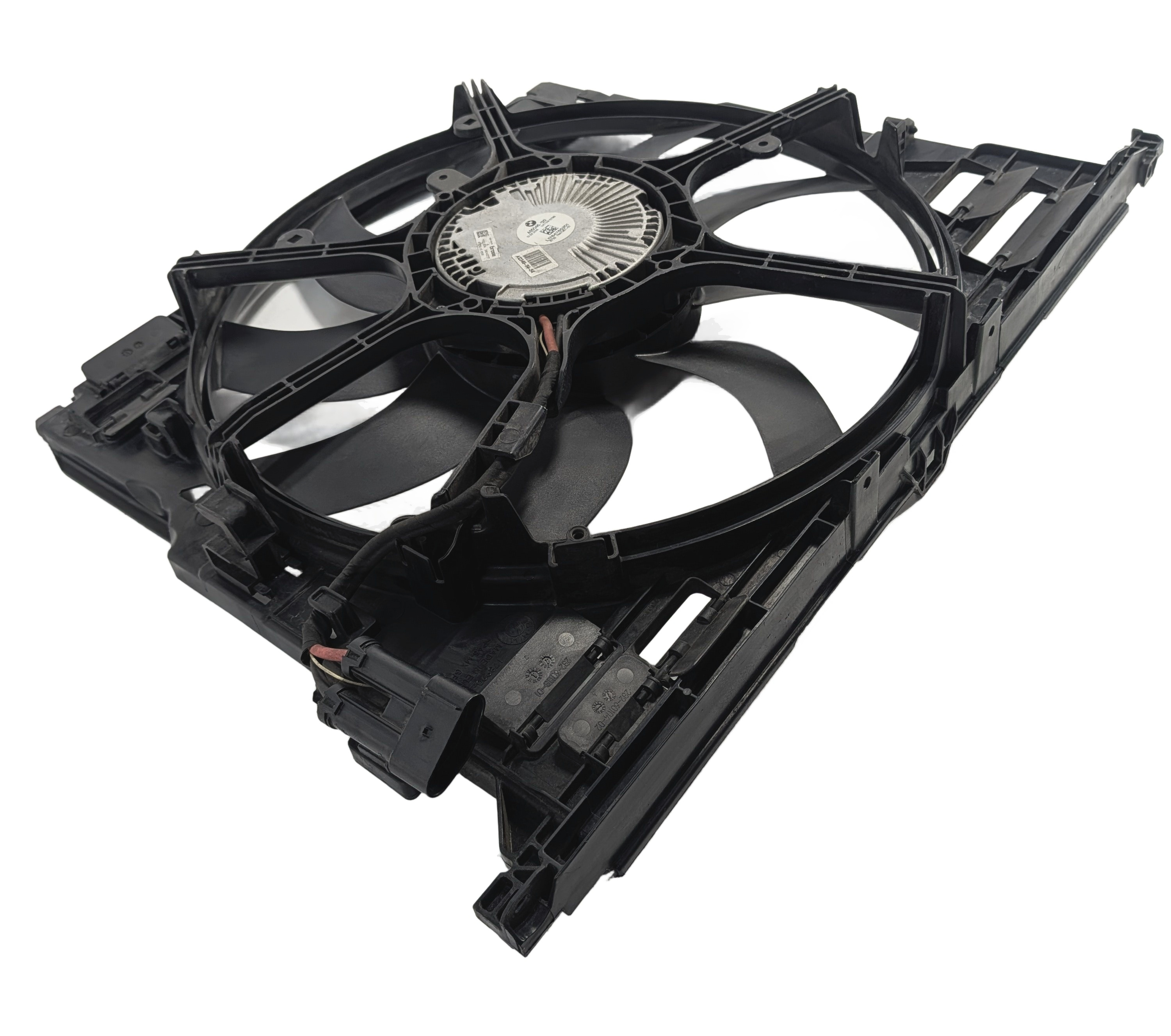 10-19 BMW 5 6 7 F01 F10 3.0L N54 N55 850 WATT RADIATOR COOLING FAN w/ MOTOR — exact item pictured