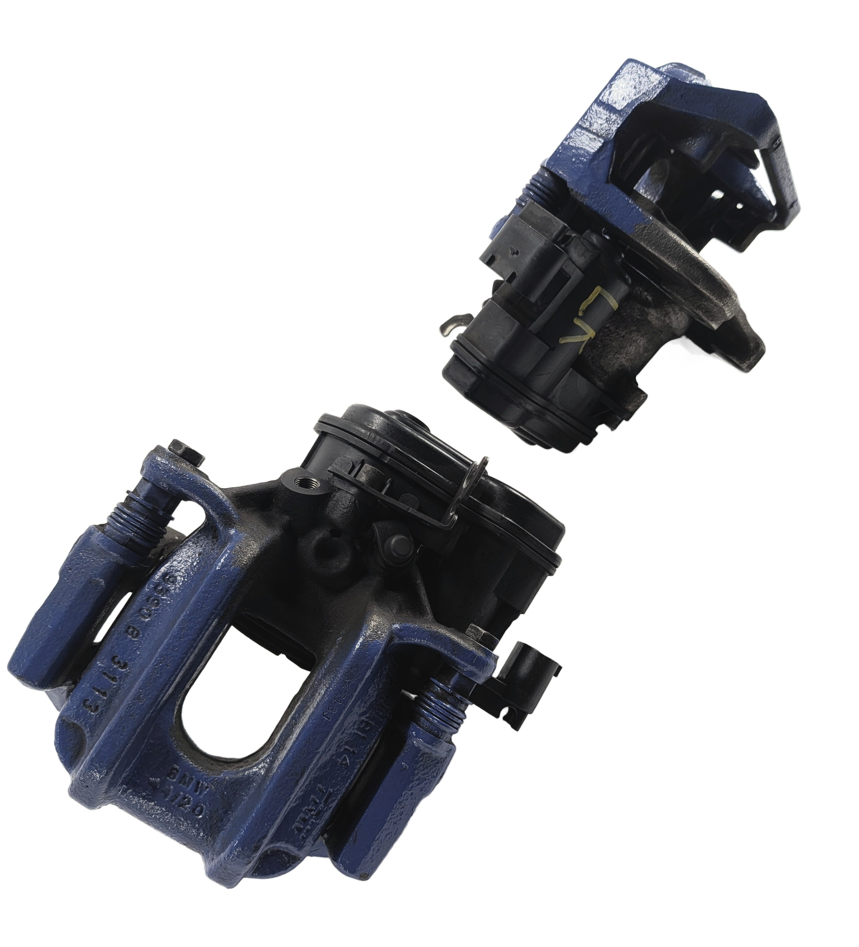 11-16 BMW 528i 535i 550i (F10) REAR LEFT & RIGHT BRAKE CALIPER w/EPB SET/2 — exact item pictured