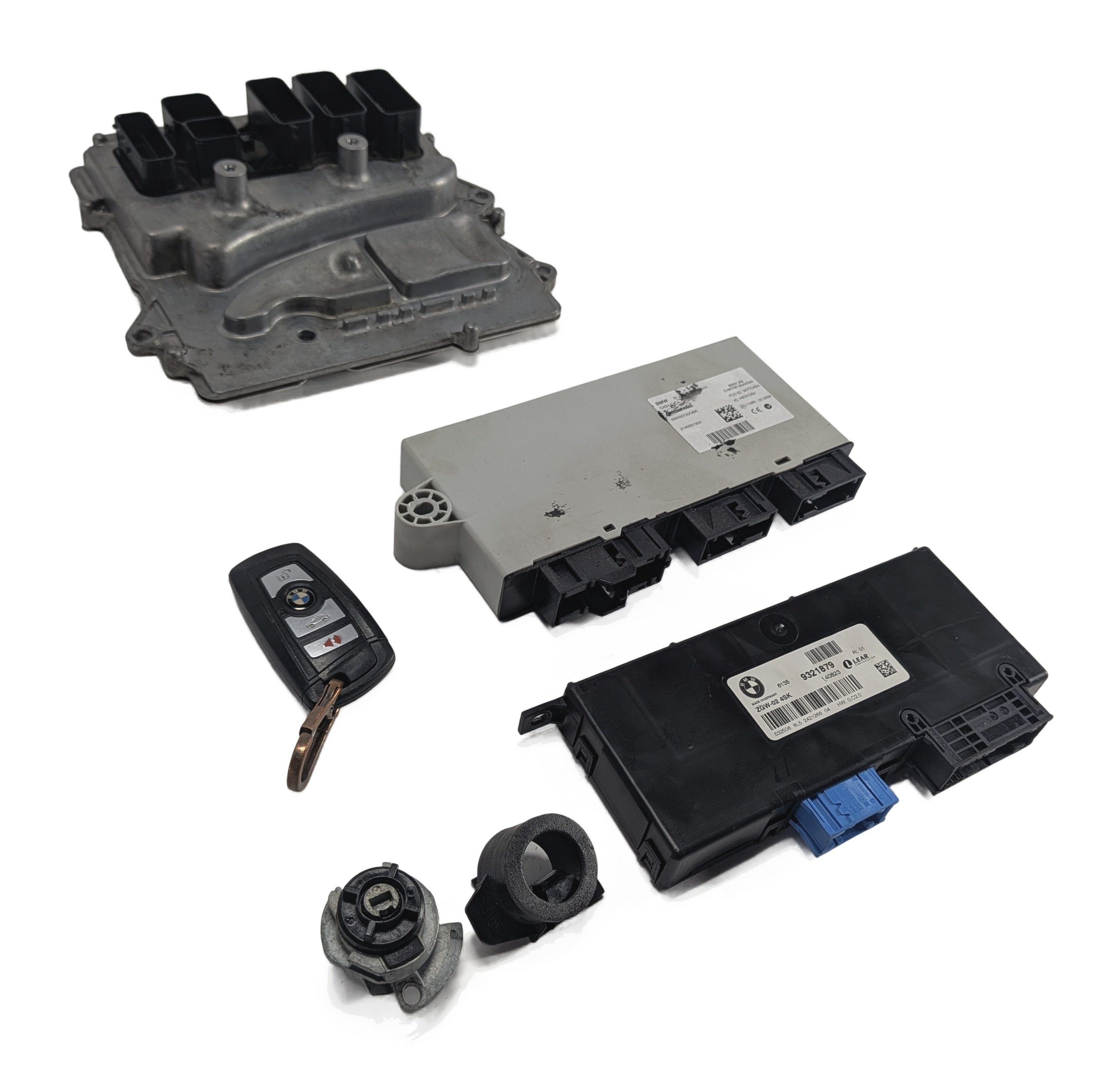 2014-2017 BMW X3 535I (F25 F10) 3.0L (N55) DME CAS4 GATEWAY KEY IMMOBILIZER SET — exact item pictured