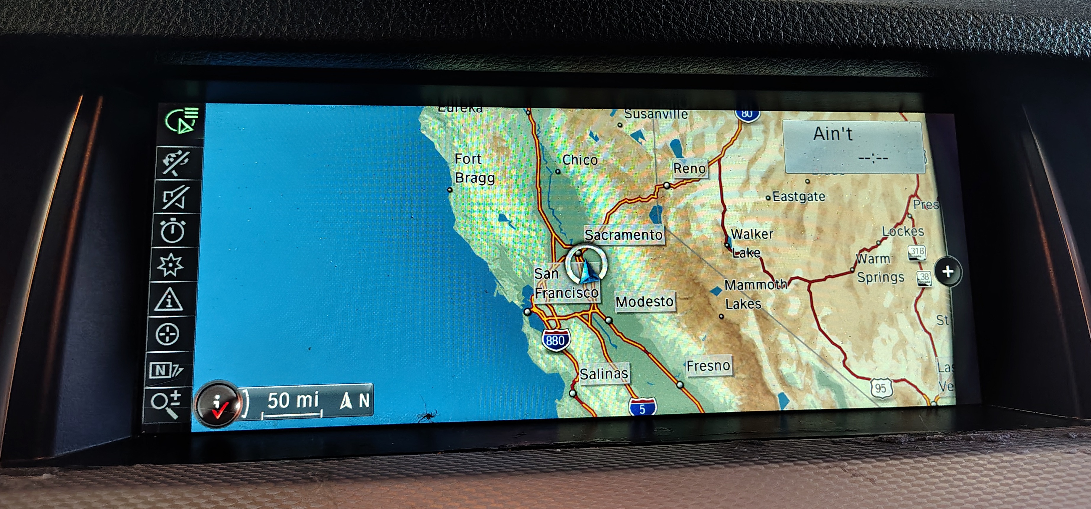 2011-2016 BMW 528i 535i 550i M5 (F10) 10" DASH RADIO GPS DISPLAY SCREEN (1-PLUG) — exact item pictured