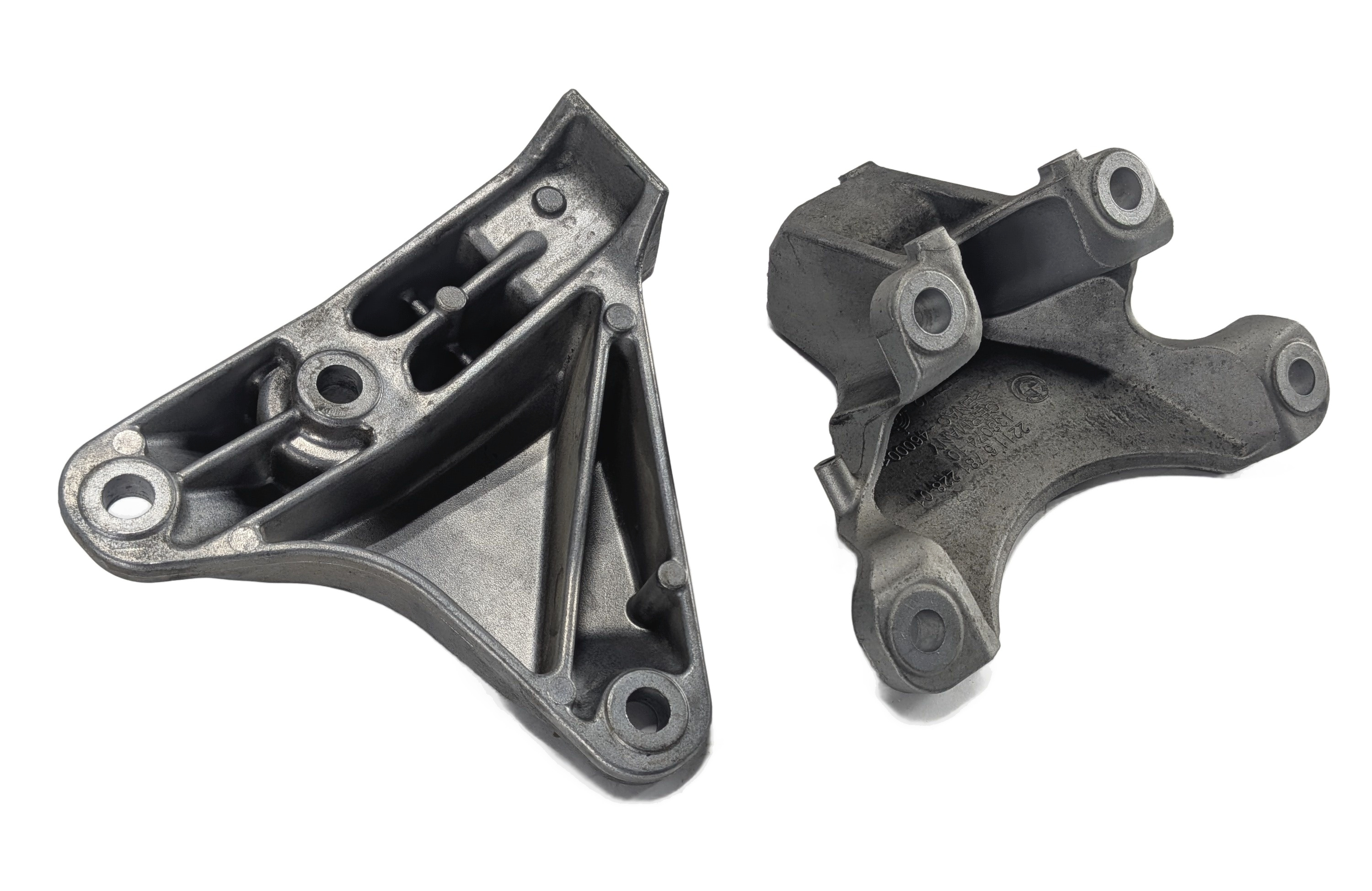 2014 BMW 535I (F10) 3.0L (N55) ENGINE LEFT & RIGHT MOTOR MOUNT BRACKET SET/2 — exact item pictured