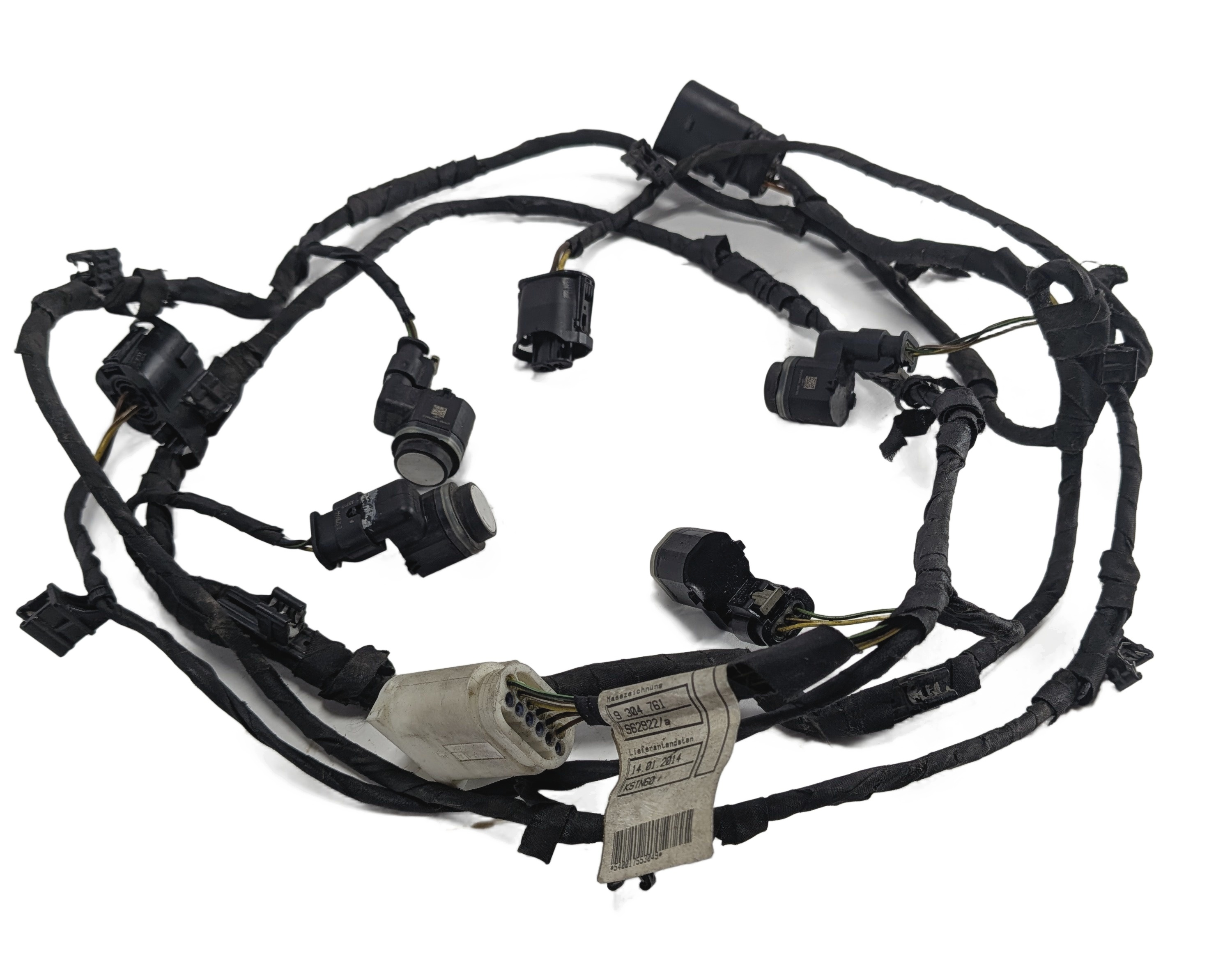 2014 BMW 535I (F10) FRONT PARK ASSIST PDC DISTANCE CONTROL SENSORS (White) — exact item pictured