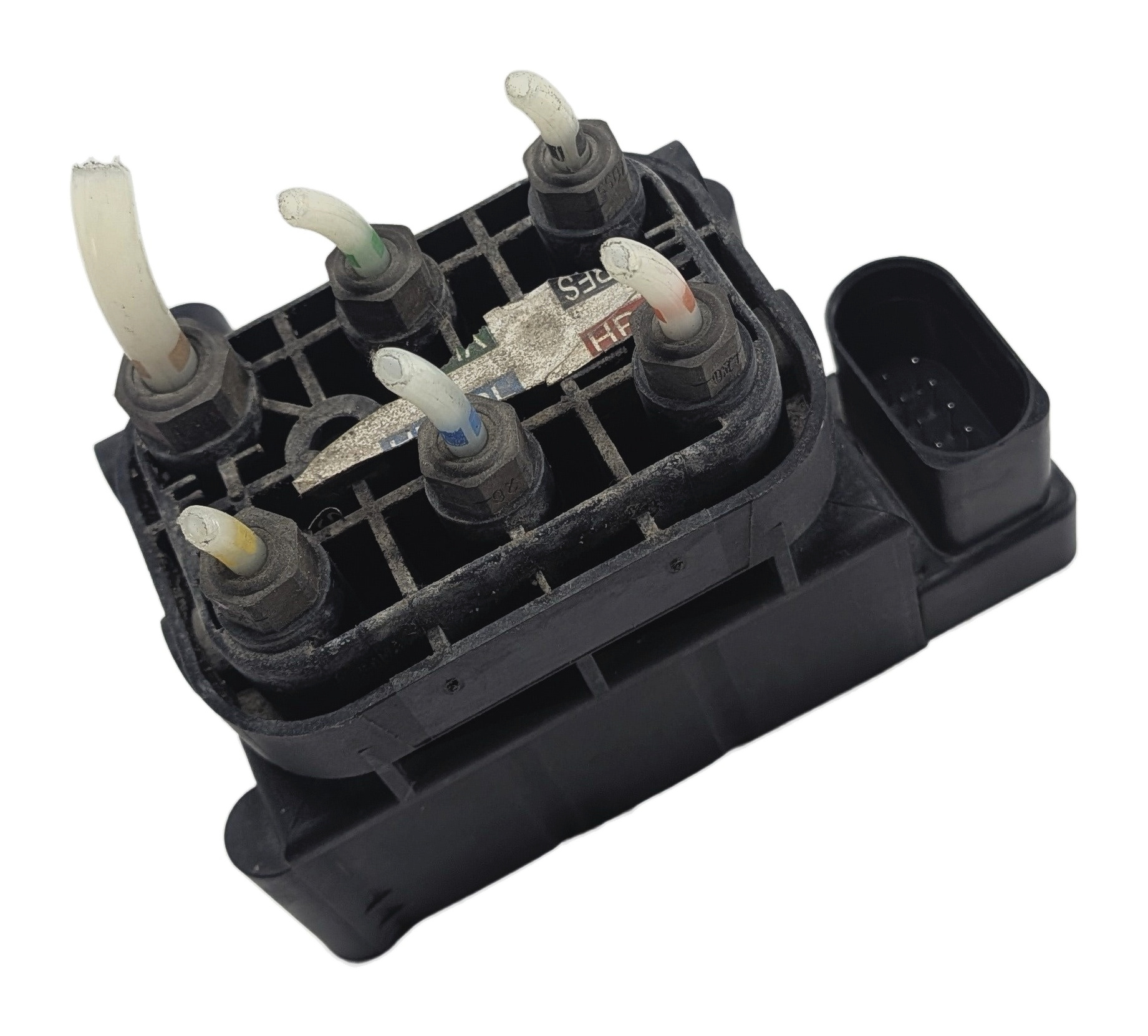 2012 MERCEDES GL450 (X164) AIR RIDE SUSPENSION VALVE BLOCK SOLENOID MANIFOLD — exact item pictured